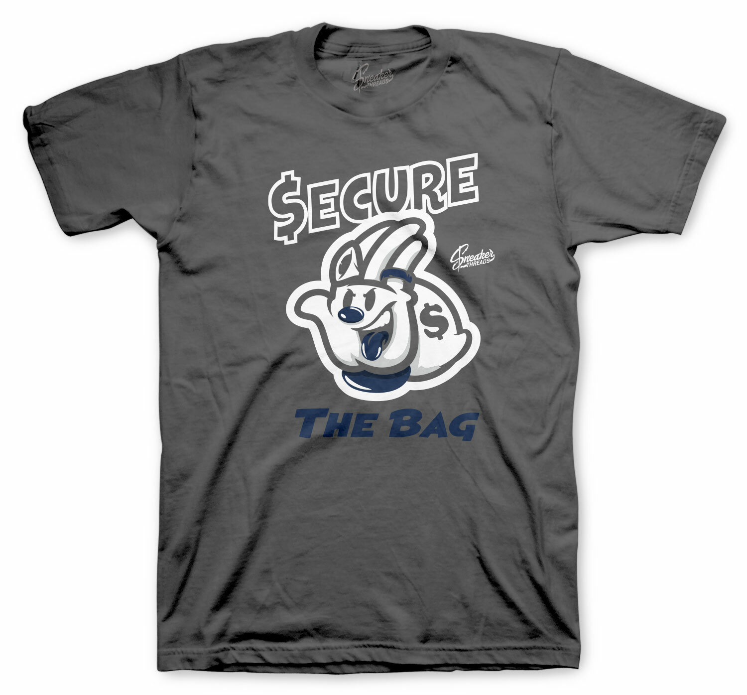 Shirt Match Jordan13 Flint Grey Shoes – Secure The bag Tee