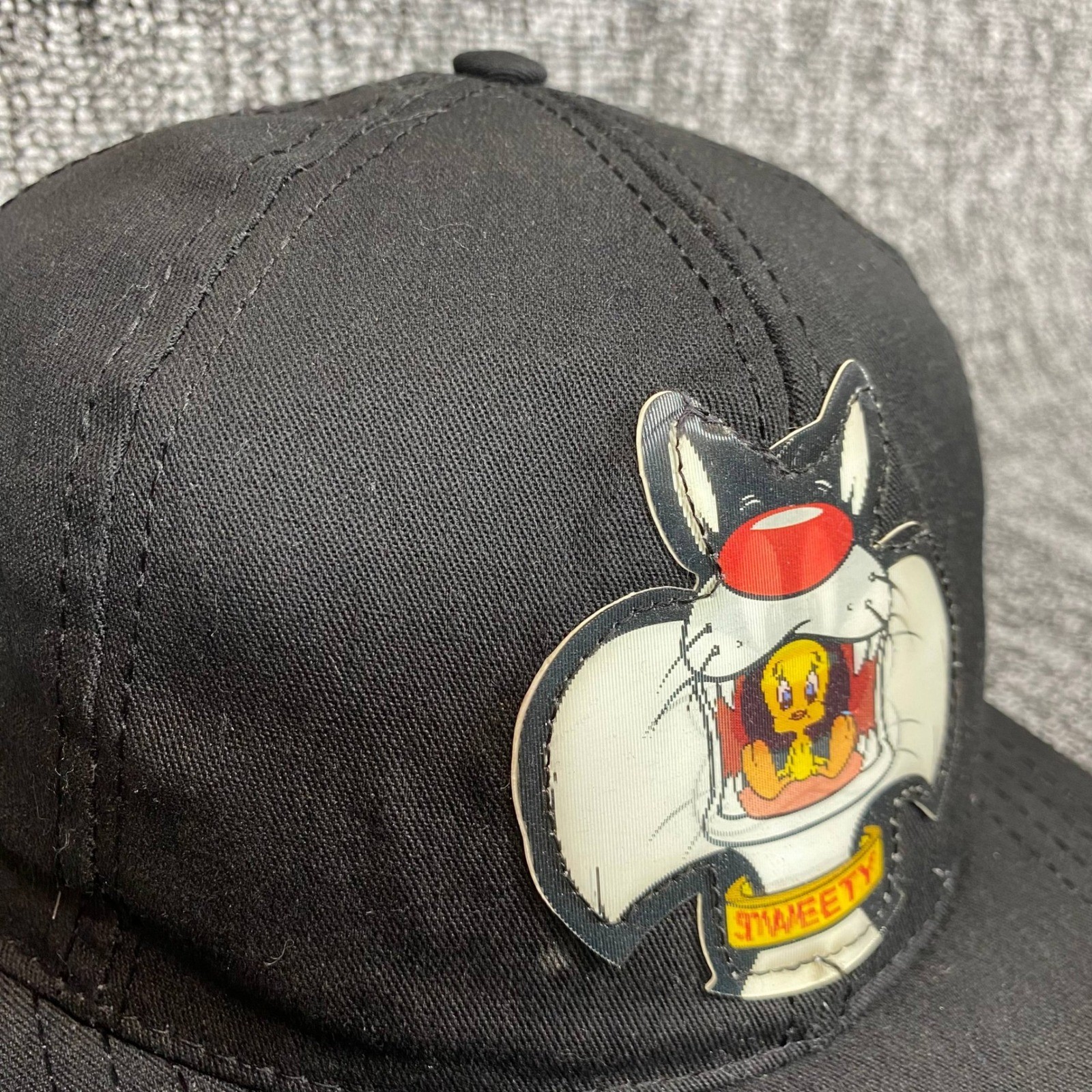 Vintage 1996 Sylvester the Cat Hat Warner Bros Studio Store Snapback Cap USA