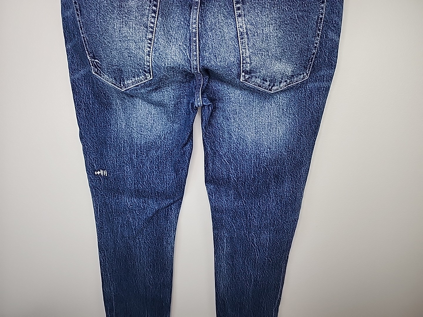 Ksubi Van Winkle Midtown Denim Jeans Blue Skinny Fit Mid Rise Men’s 38W 33L