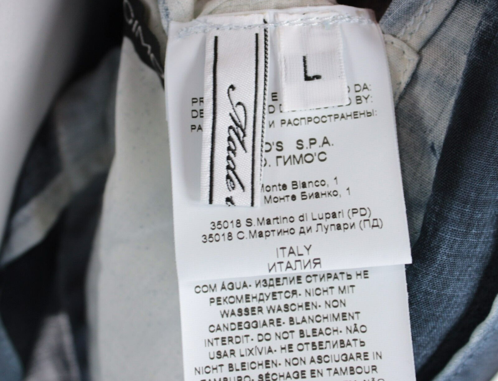 Gimo’s NWT 100% Wool Sport Coat / Soft Jacket Size 52 (L US) In Shades of Blue