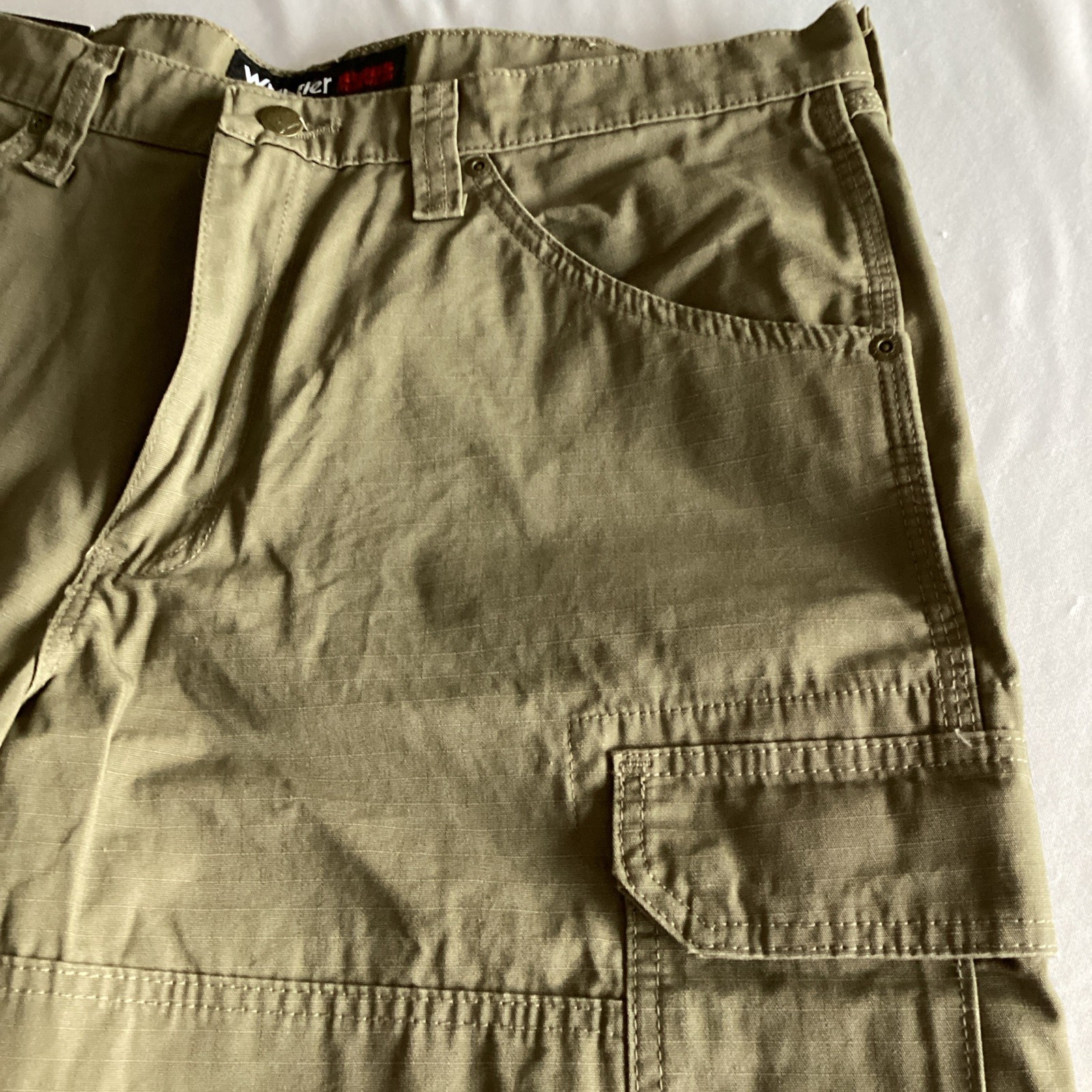 Wrangler Ranger Riggs Workwear Utility Pants Relaxed Fit Men’s 36X30 Brown NWT