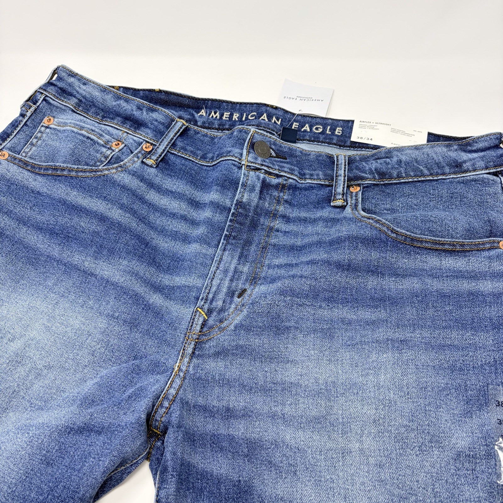 American Eagle Airflex Athletic Fit Jeans in Blue