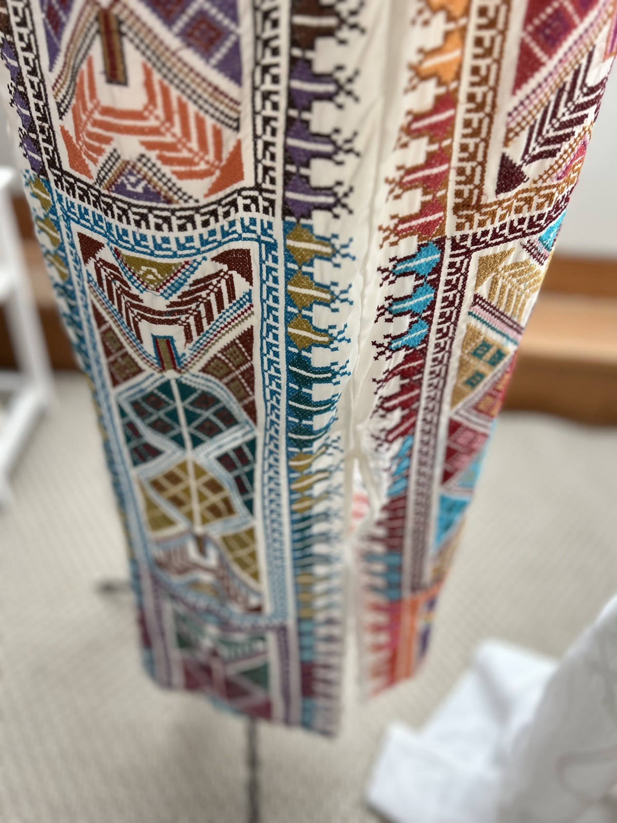 Aztec Print Slip Dress MBoho Patchwork maxi dress