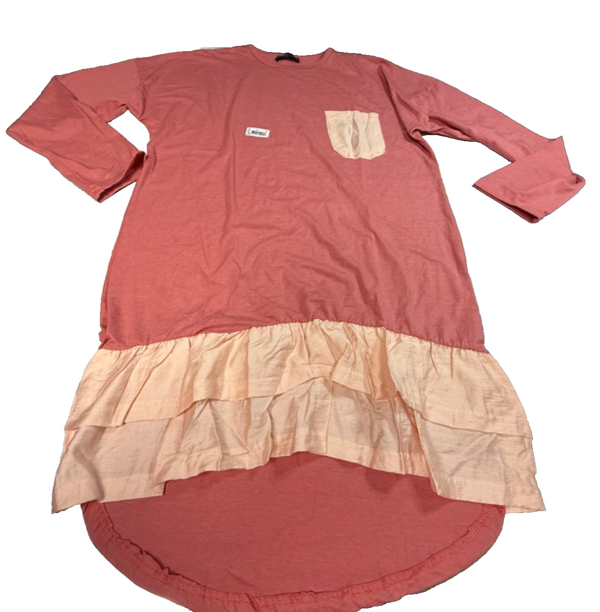Elevate Your Style: Siyah Inci Salmon Ruffle Top – NWT Medium