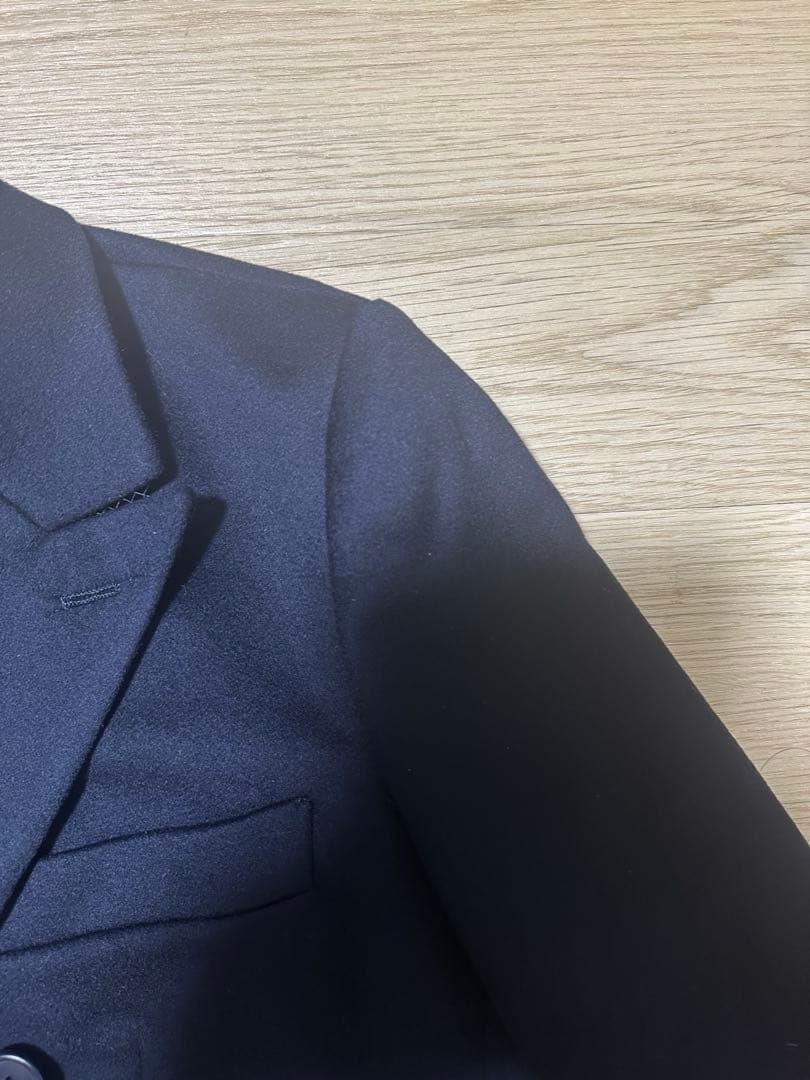 Max Mara double-breasted jacket, women’s, cashmere, dark navy, size M