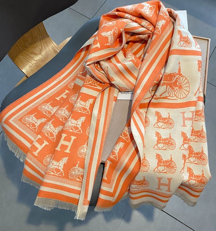 Winter Warm Long Scarf Imitate Cashmere Shawl Kerchief 180x65cm