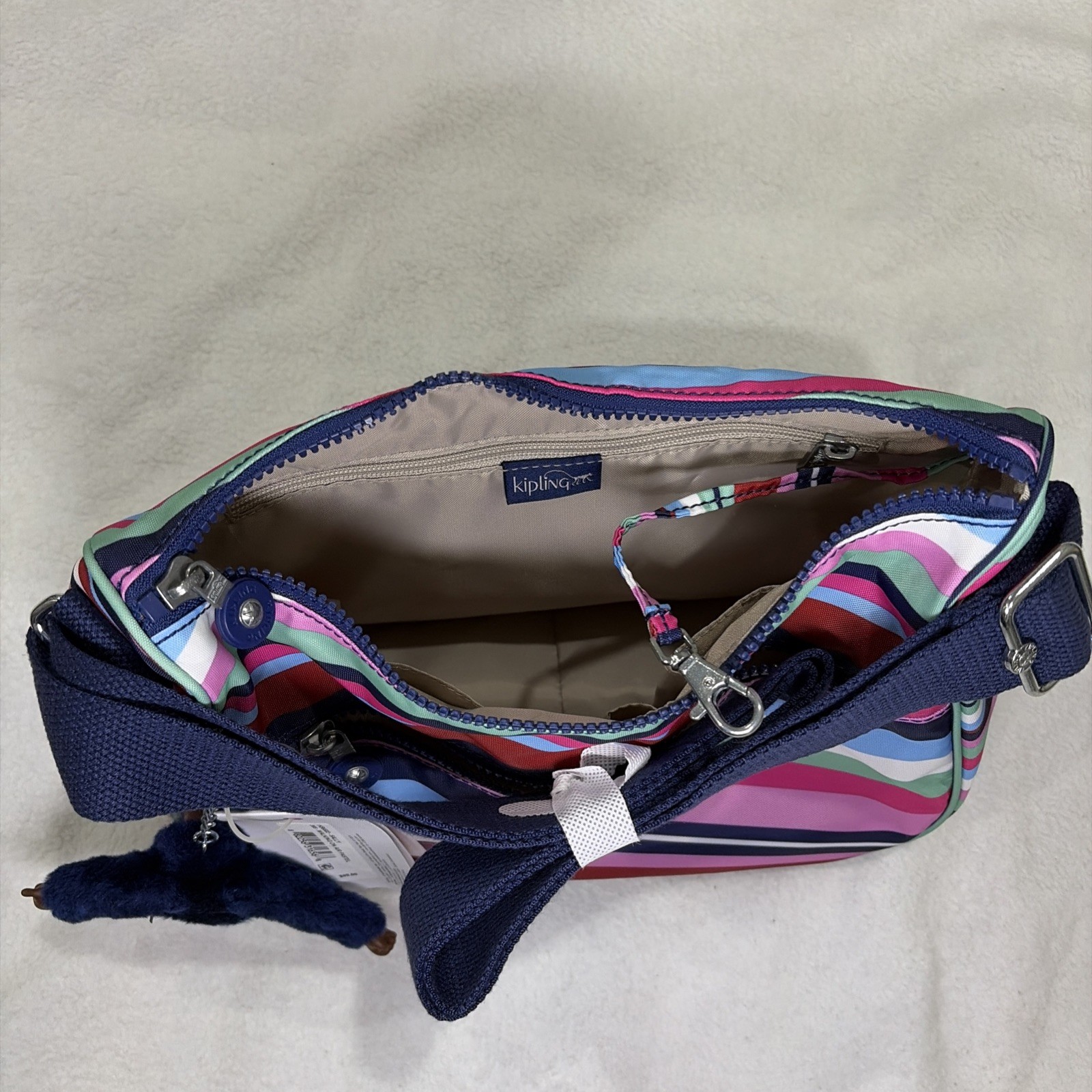 Kipling Sally Crossbody Bag, 366 Walking On Air Pastel. BRAND NEW WITH TAGS.