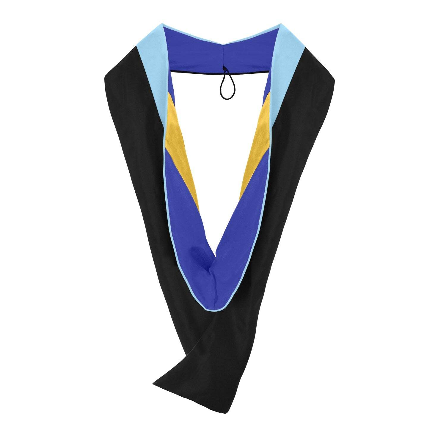 Endea Graduation Masters Hood For Education – Light Blue/Royal Blue/Gold