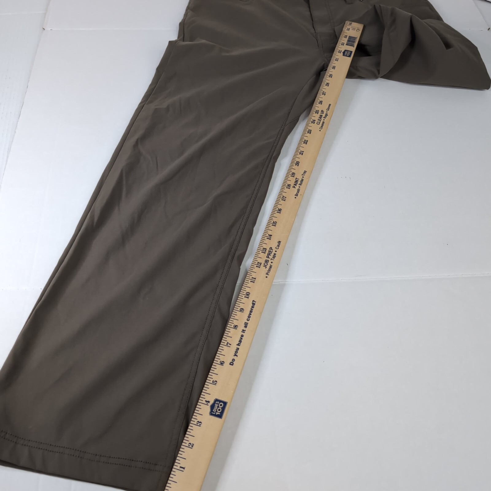 Prana Mens Sz 38 Slim Fit Stretch Nylon Polyester Cargo Pants Green
