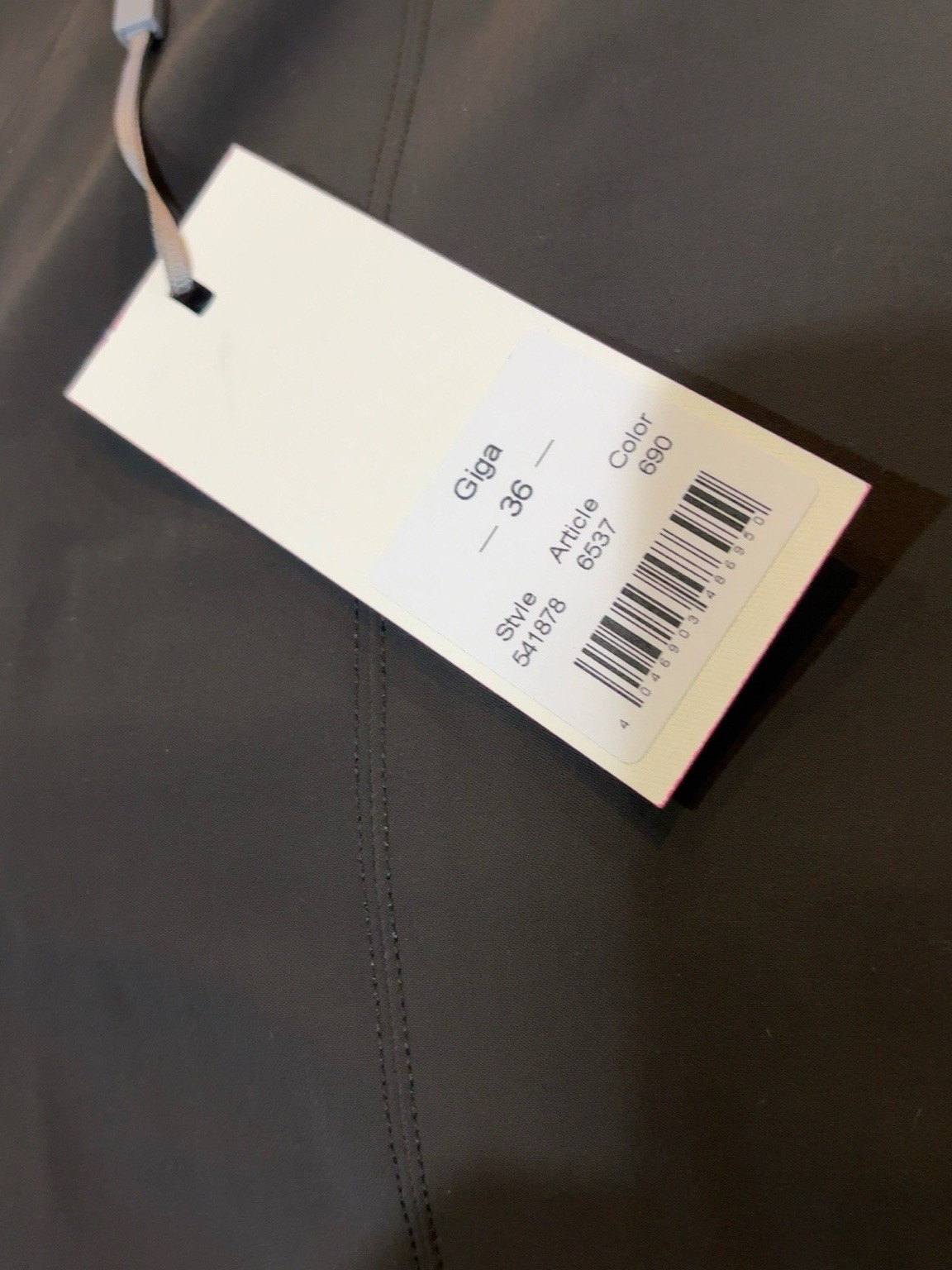 Raffaello Rossi Giga Pants NWT EU 36 US 4 Gray Stretch Pull On Slim Trousers