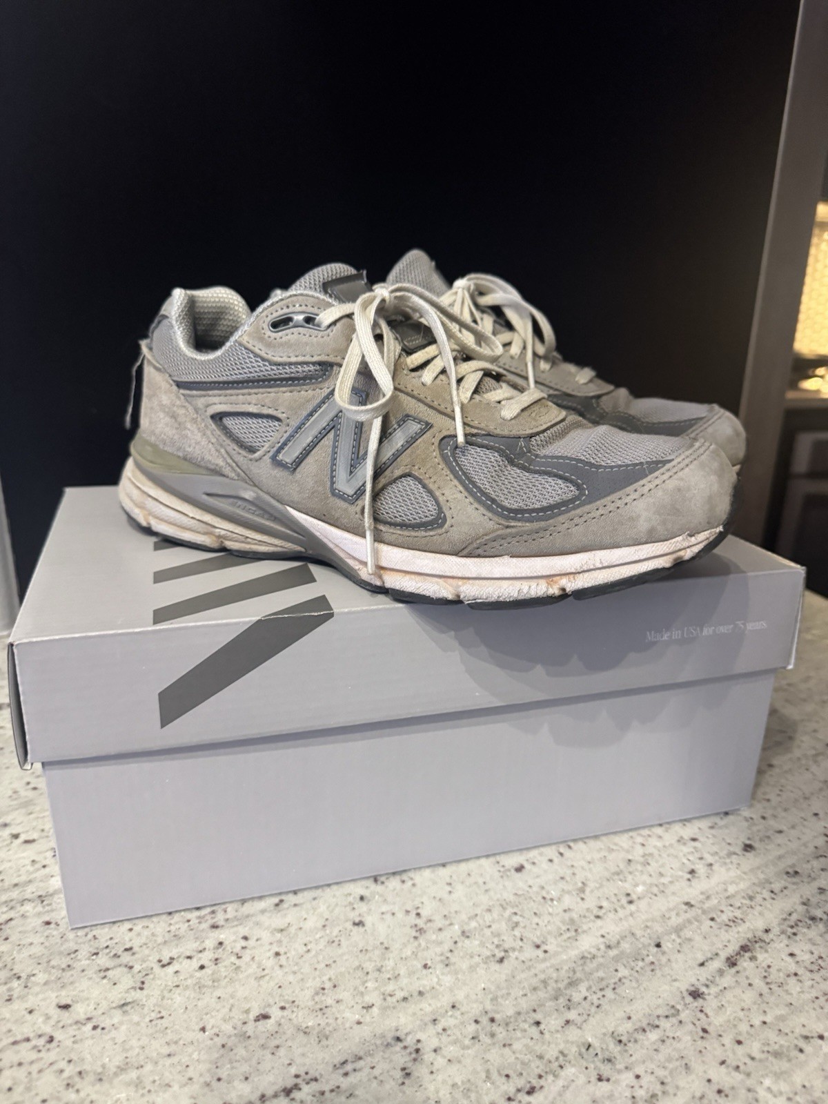 New Balance 990V4 Grey – Size 9.5, Used