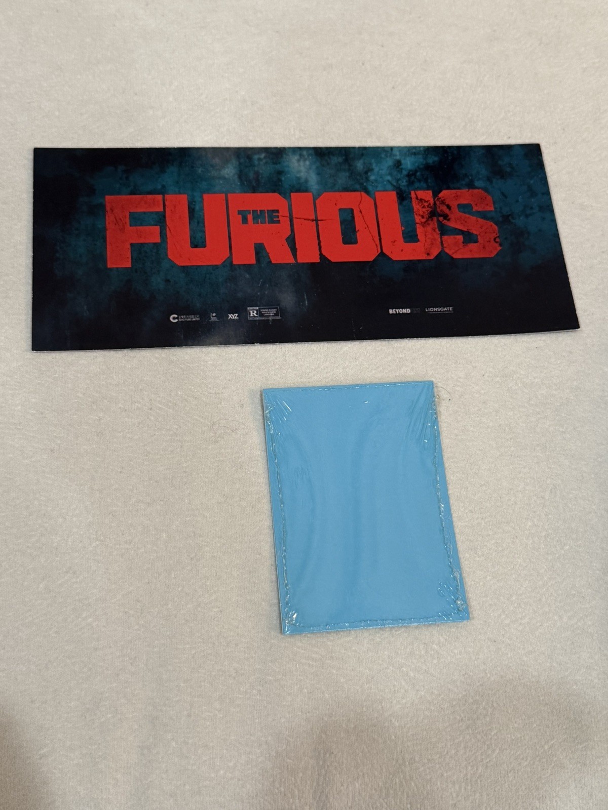 The Furious (2026) XL Premiere Shirt Trading Card, & Commemorative Ticket Merch