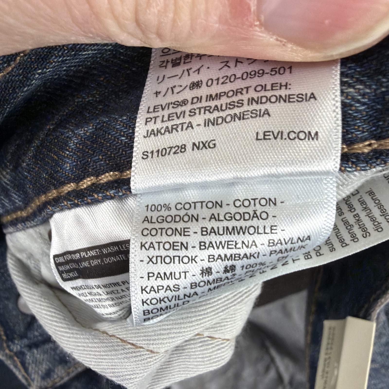 Levi’s Premium 578 Baggy Denim Jeans Men’s Size 33×30 Blue Cotton Y2K