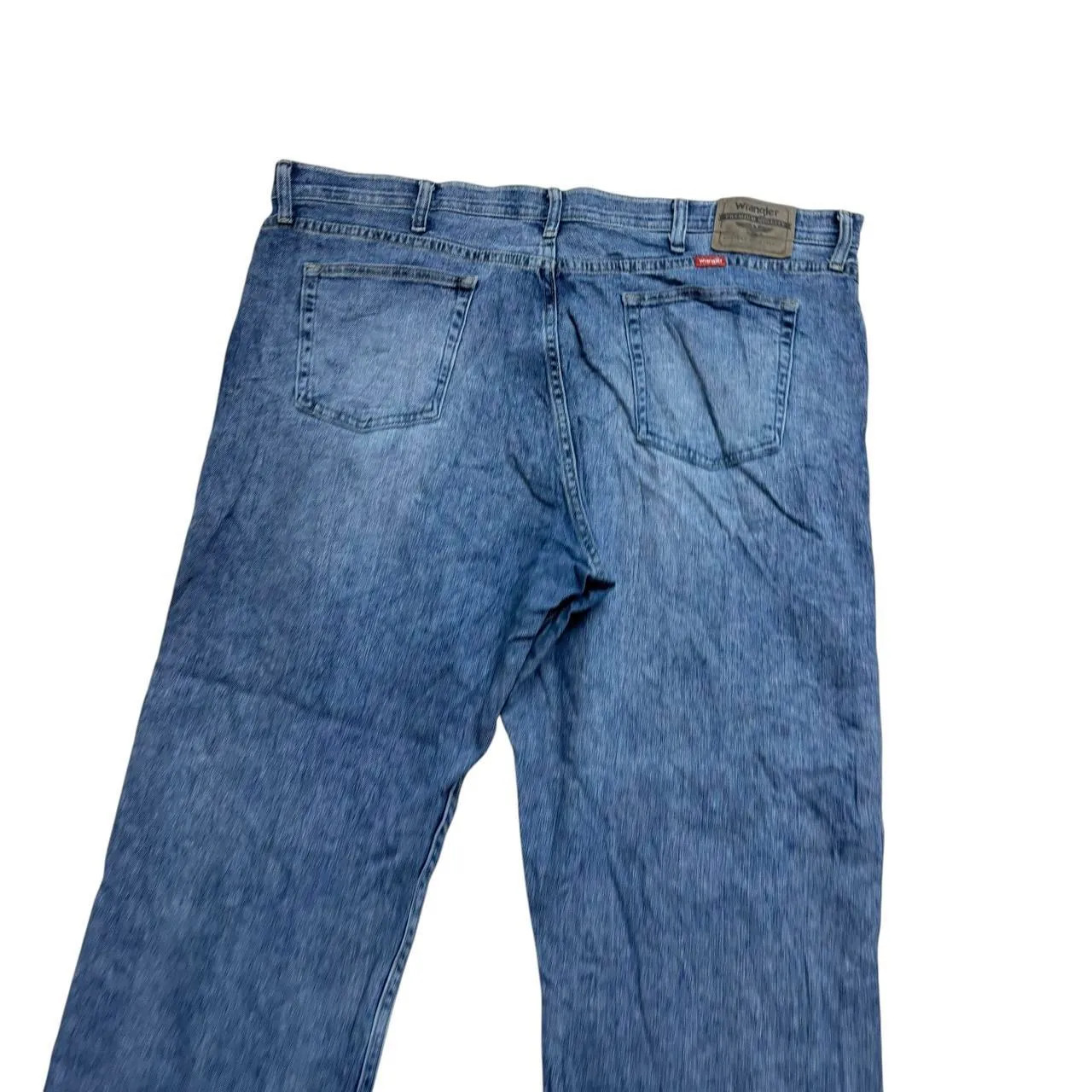 Wrangler Jeans Mens W40 L32 Light Blue Wash Denim Stretch Light Wash