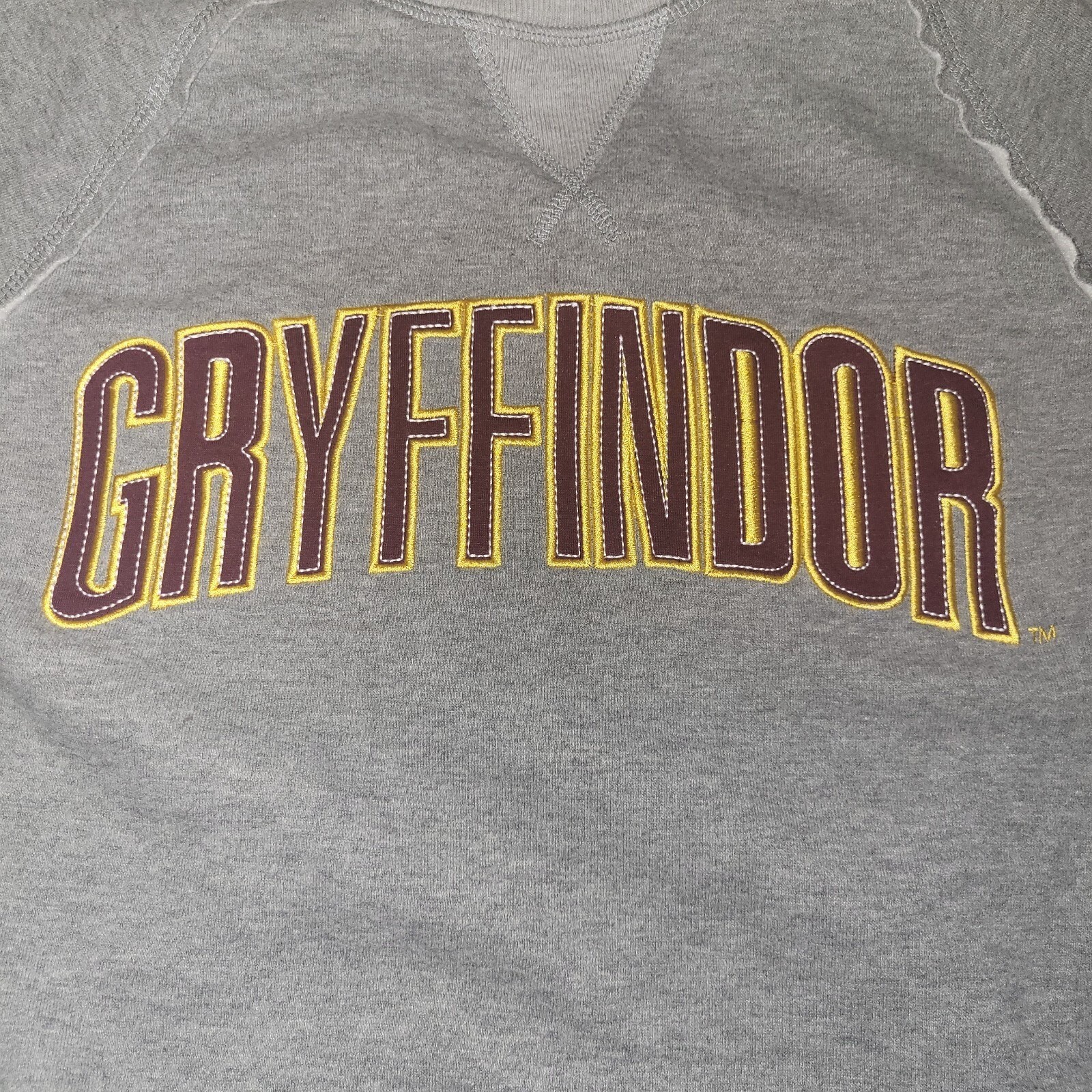 Harry Potter Gryffindor Long Sleeve Sweatshirt Size XS Gray Universal