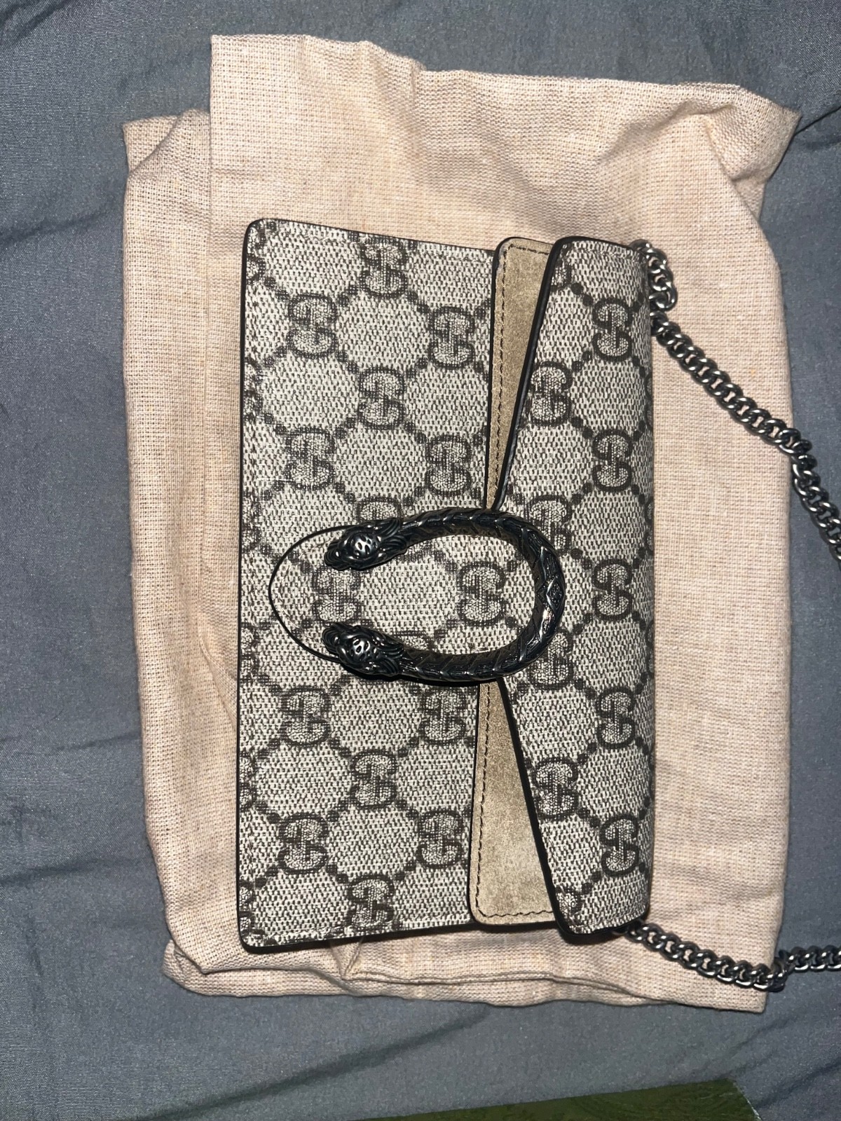 Gucci GG Supreme Monogram Super Mini Dionysus Bag