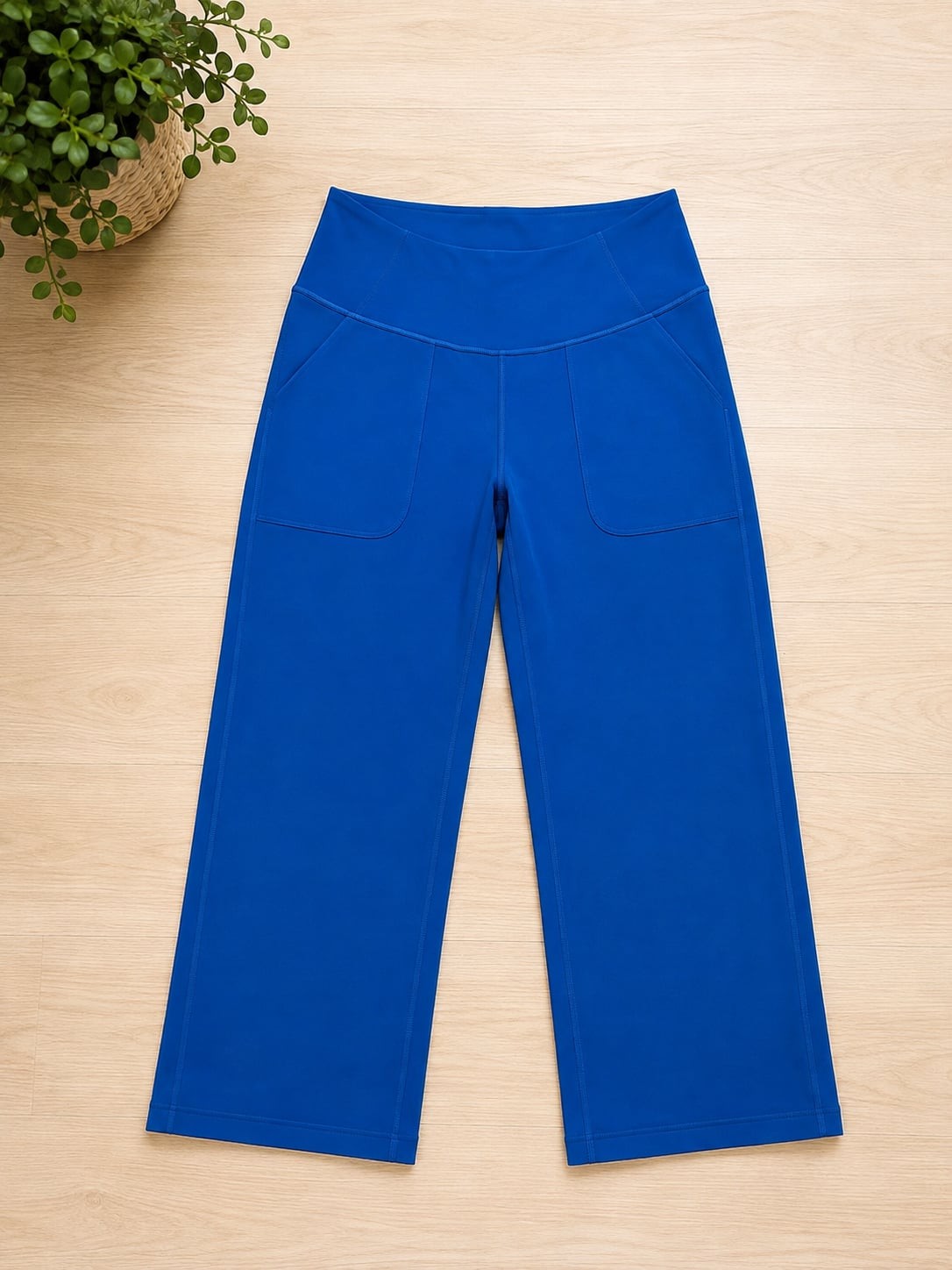 Lululemon Align High-Rise Wide-Leg Pant with Pockets 3/4 length Sz 12