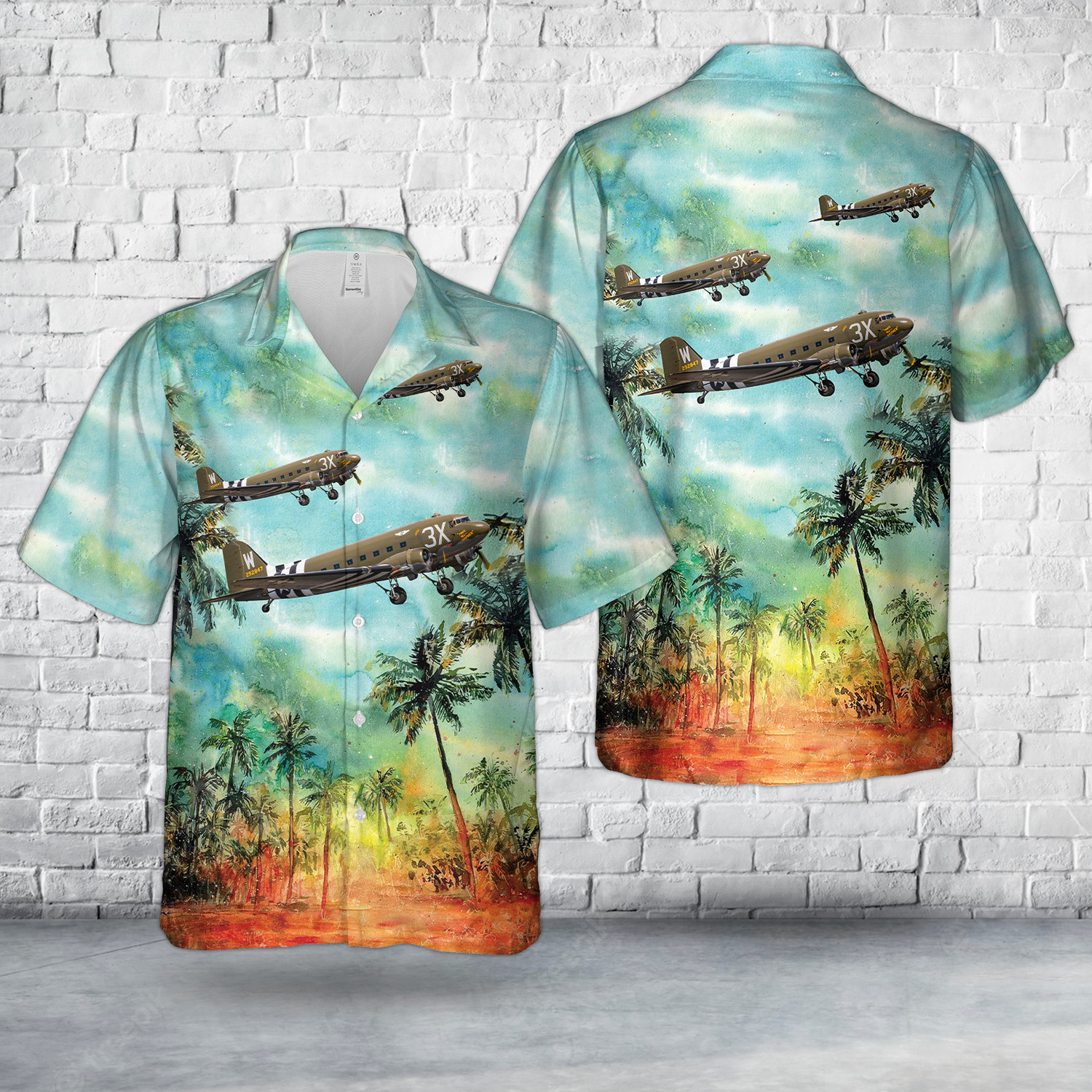 US Army Air Forces Douglas C 47 Dakota Thats all Brother Hawaiian Shirt
