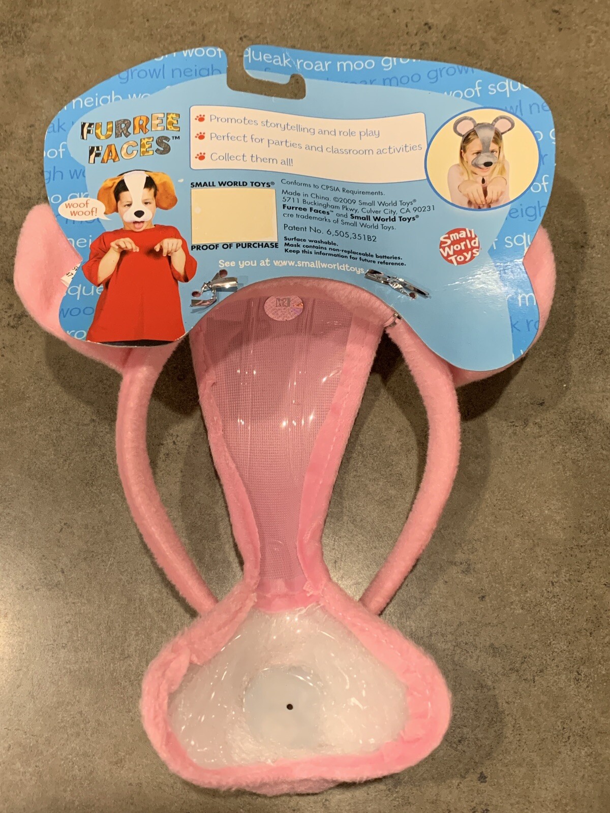 Furree Faces – Pig Fun Play Costume Animal Headband with Sound
