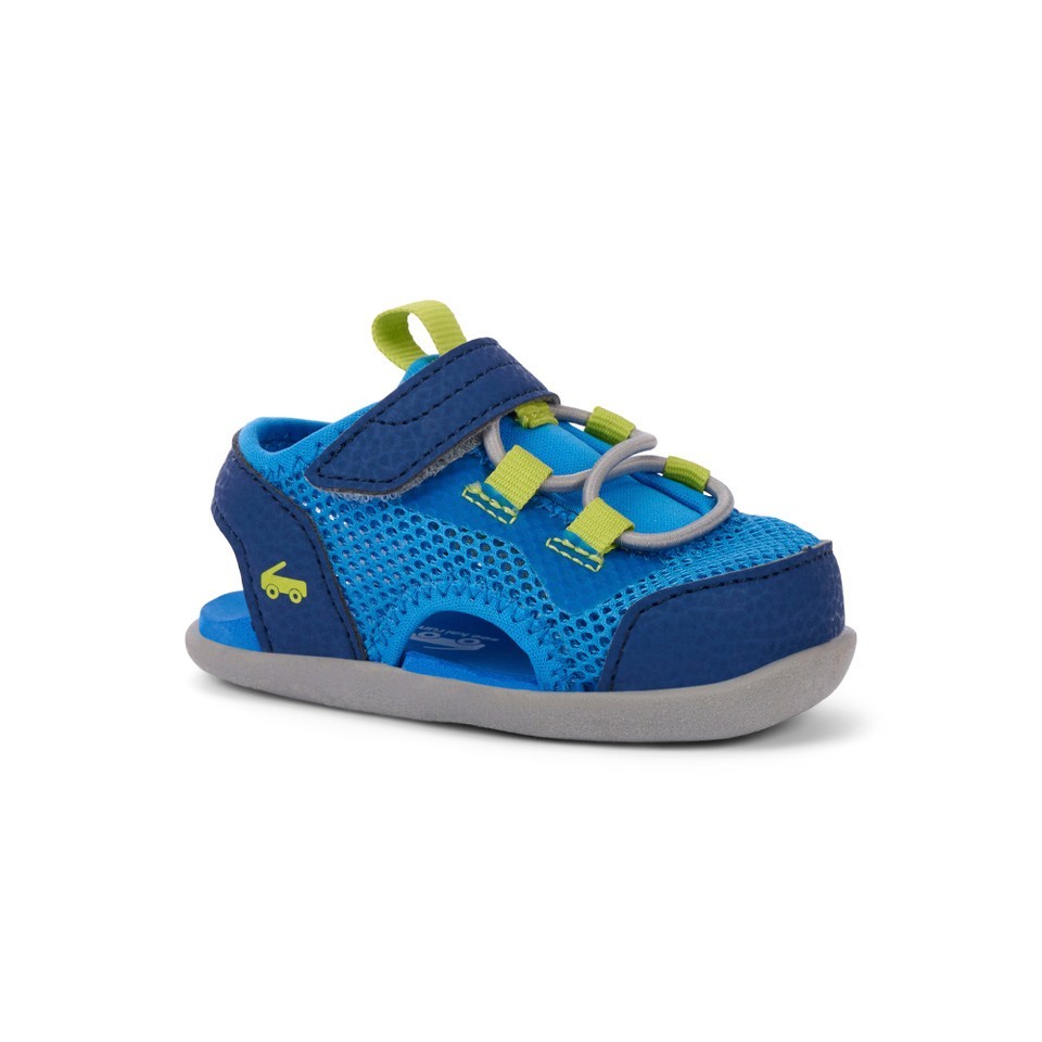 See Kai Run Aven Mini Bold Blue Boy First Walker Shoes Brand New NO IMPORT FEES