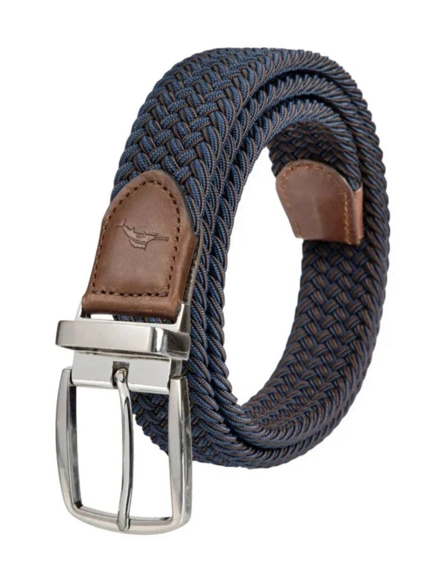 Tommy Bahama Men’s Stretch Braided Reversible Belt I F53