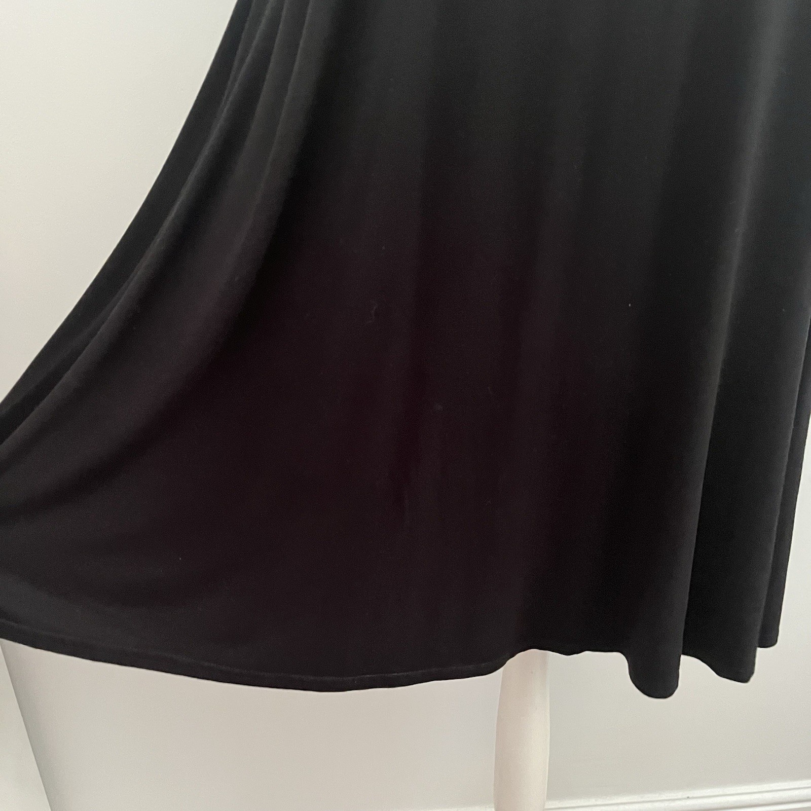 Yours Size 22/24 Black Sleeveless Tunic Top Criss Cross Front Summer Beach