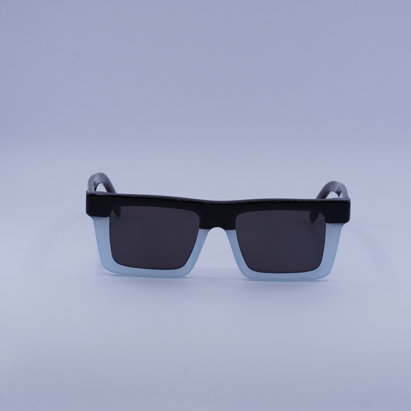 New Palm Angels PERI109 NAPA 4007 Black Light Blue/Dark Grey 51-18-145 Sungla…