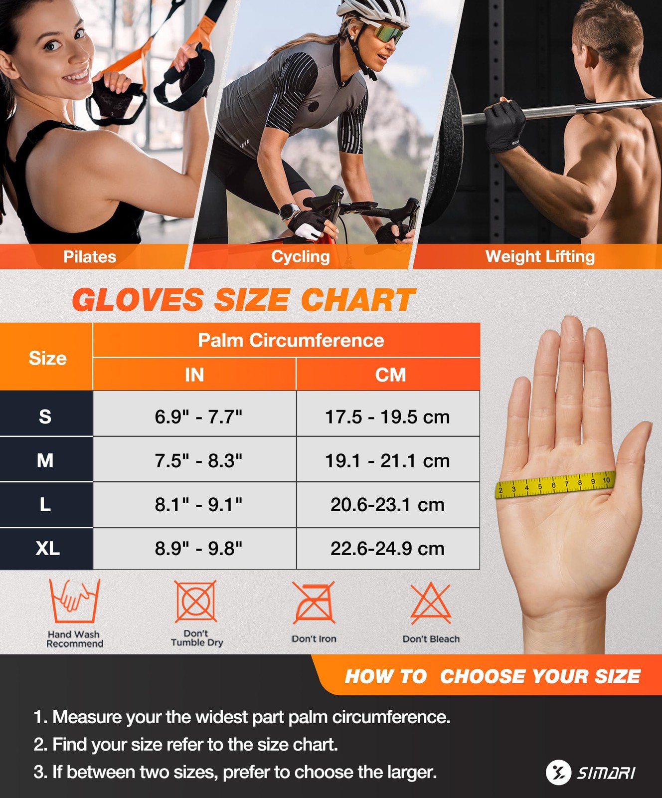 Gel Pad Cycling Gloves with Cushion/Grip/Breathable, Workout Bike Gloves for …