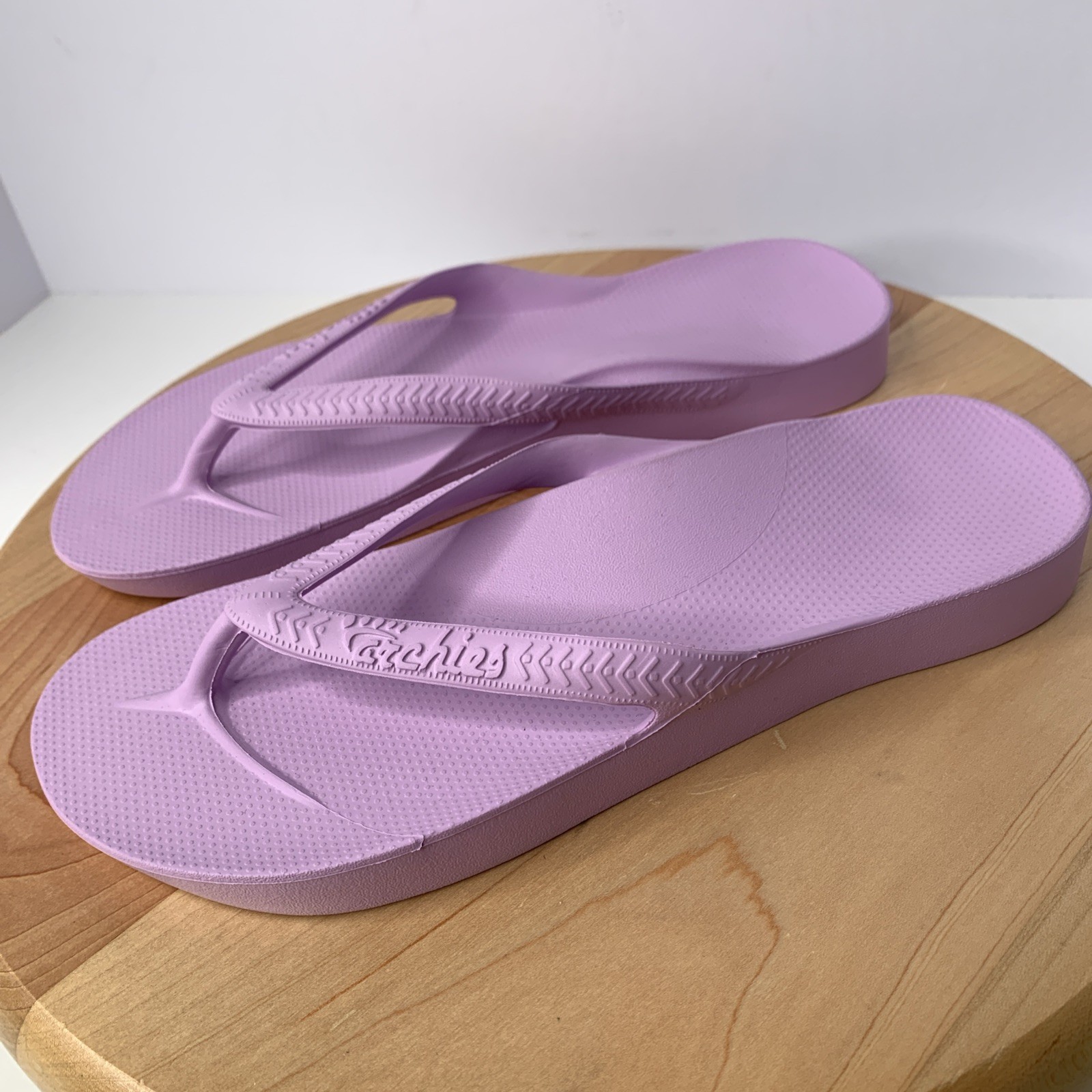 Archie’s Comfort Flip Flops Lilac New Women’s Size 8 Arch Support