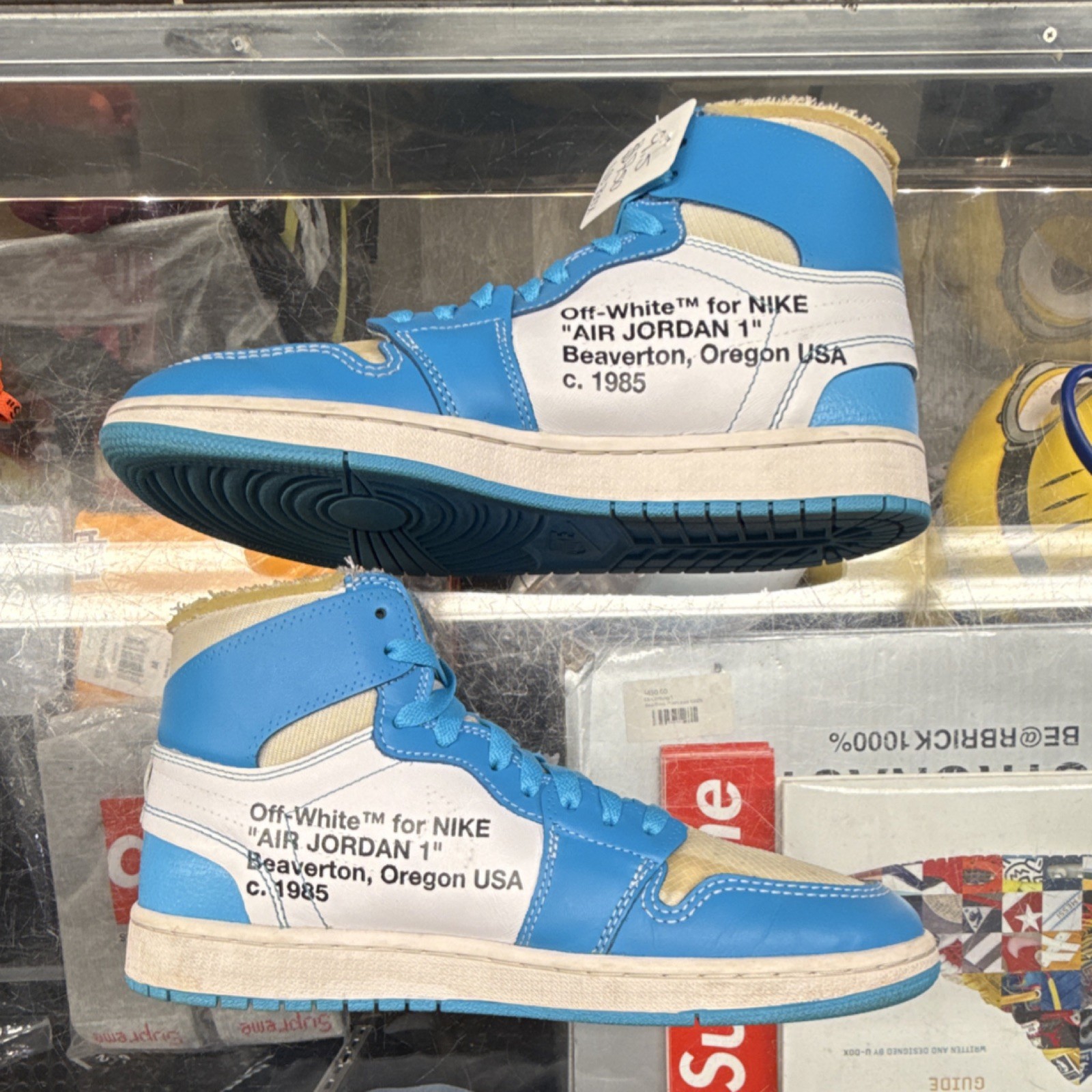 Off-White x Air Jordan 1 High Top UNC – 9.5 no box