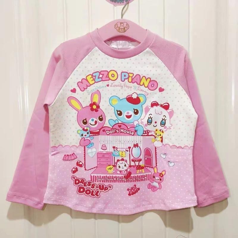 Japanese Sweet Kawaii Cartoon Polka Dot Print T-shirt Women Loose Casual