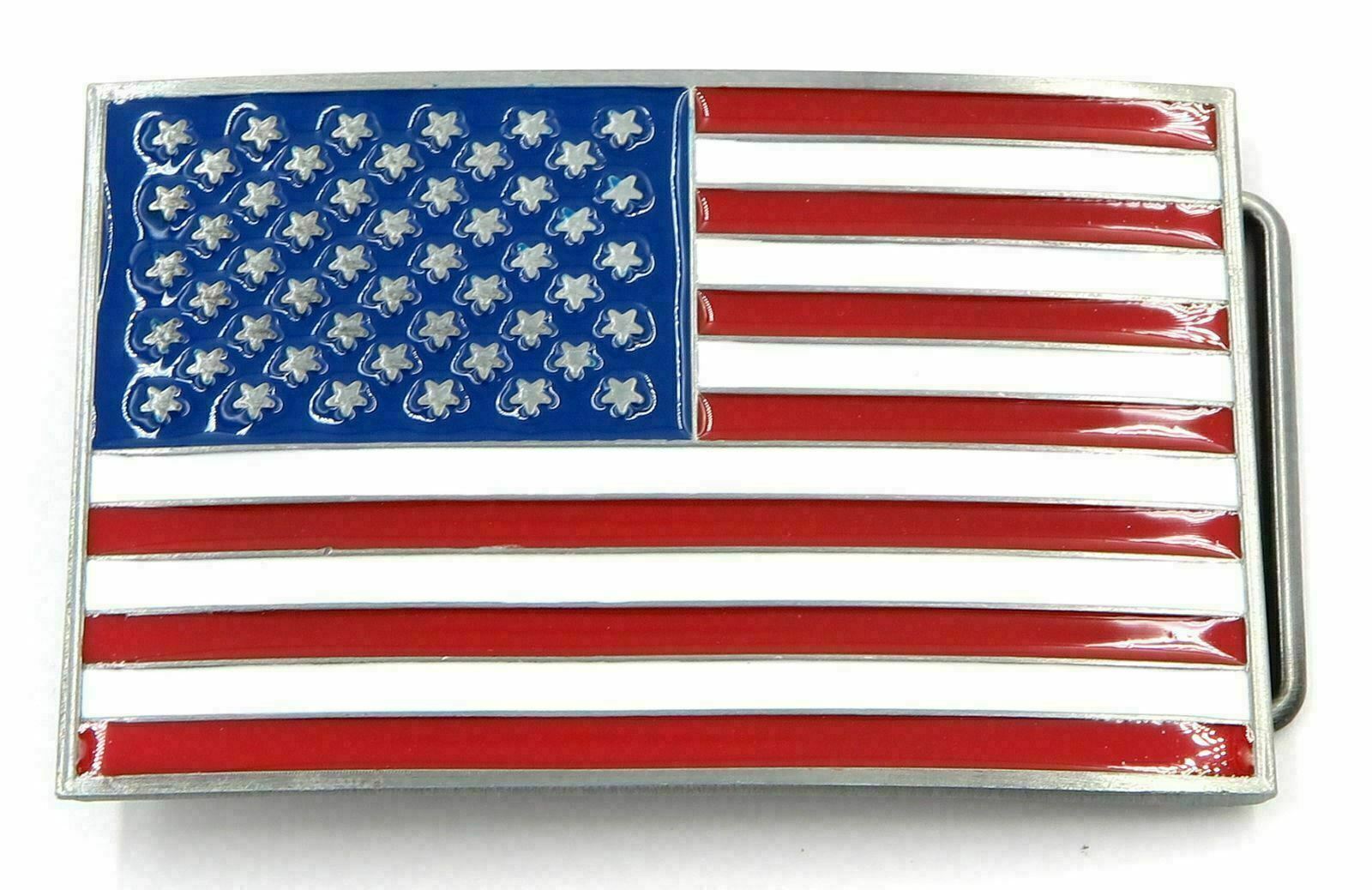 USA Country American National Flag Metal Belt Buckle …