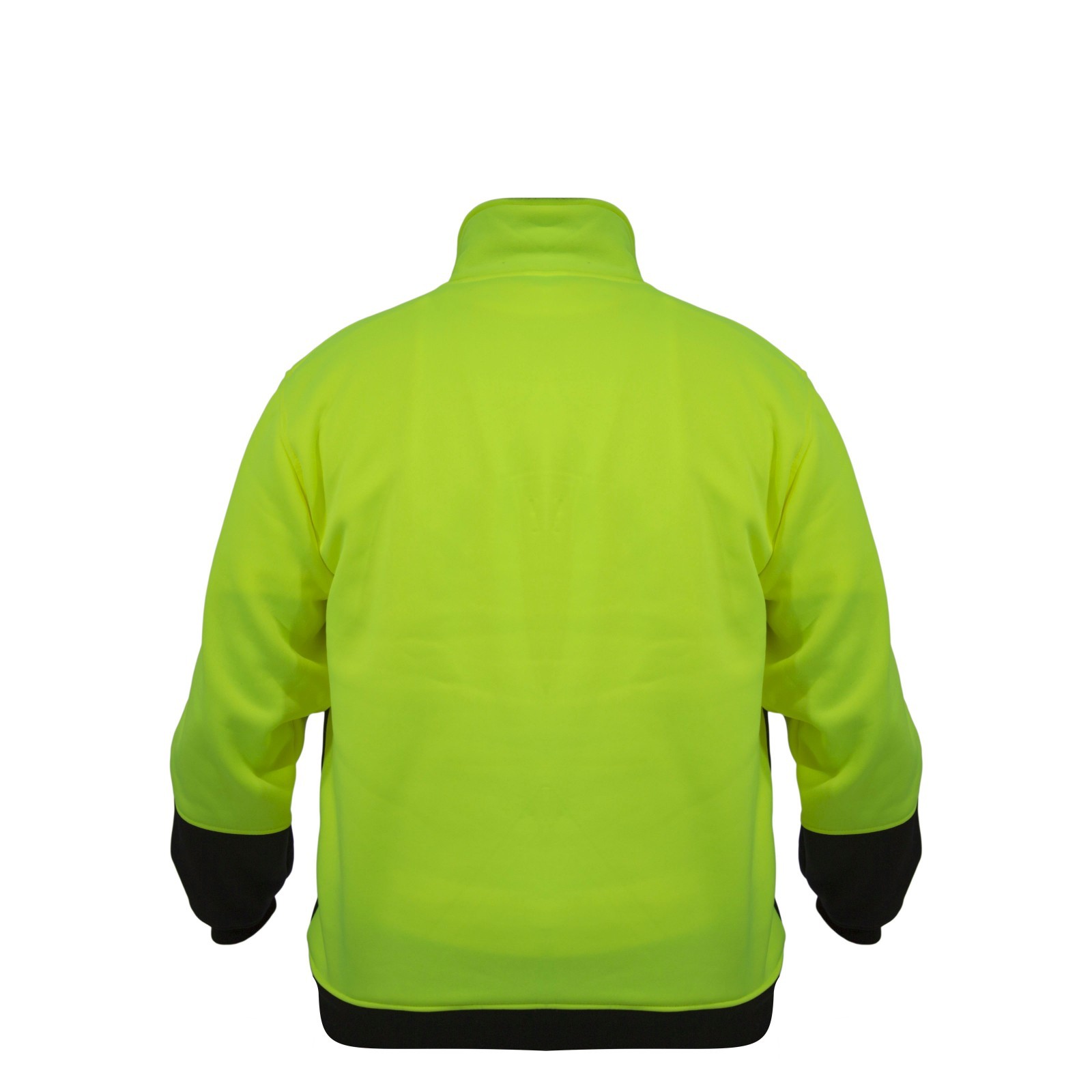 Hi-Vis Pullover Safety Workwear Fleece-lined Fleecy Zip Jumper Jacket Jorestech