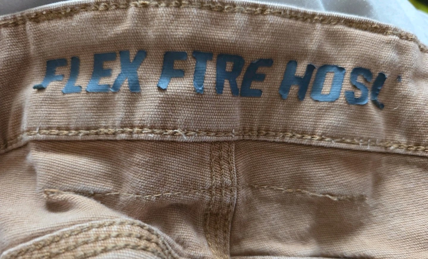 Duluth Flex Fire Hose Mens 32×30 (32×32) Ultimate Cargo Canvas Double knee work