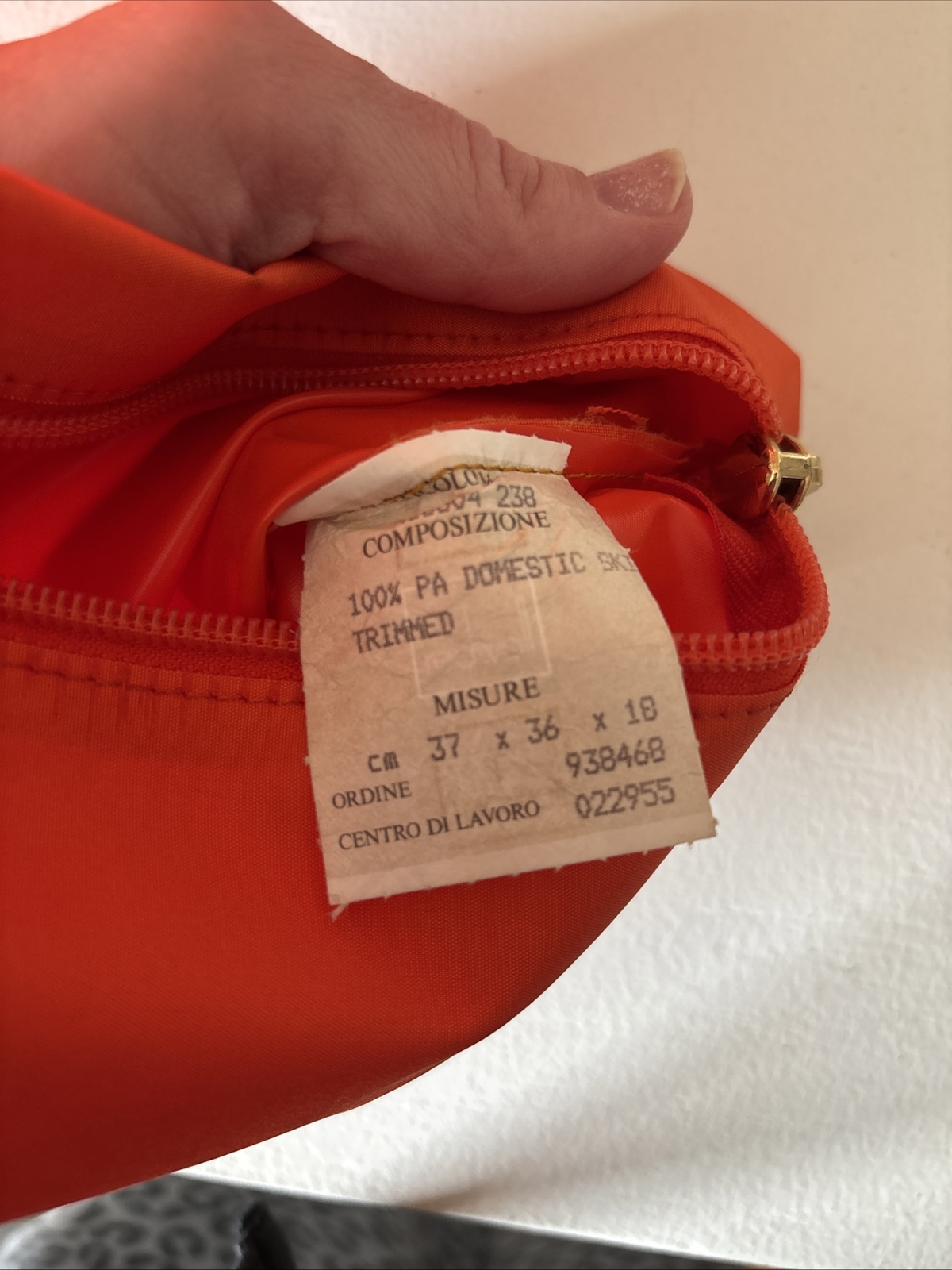 Fab! Moschino Redwall Rainbow Orange reversible bag tote handbag keychain pouch