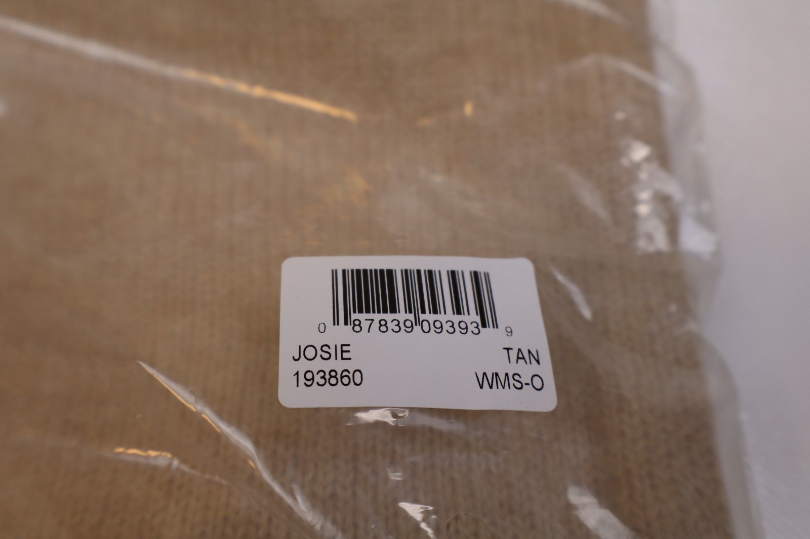 NEW Pistil Josie Women’s Tan Orange 100% Wool Knit Shawl Neck Scarf Size OS