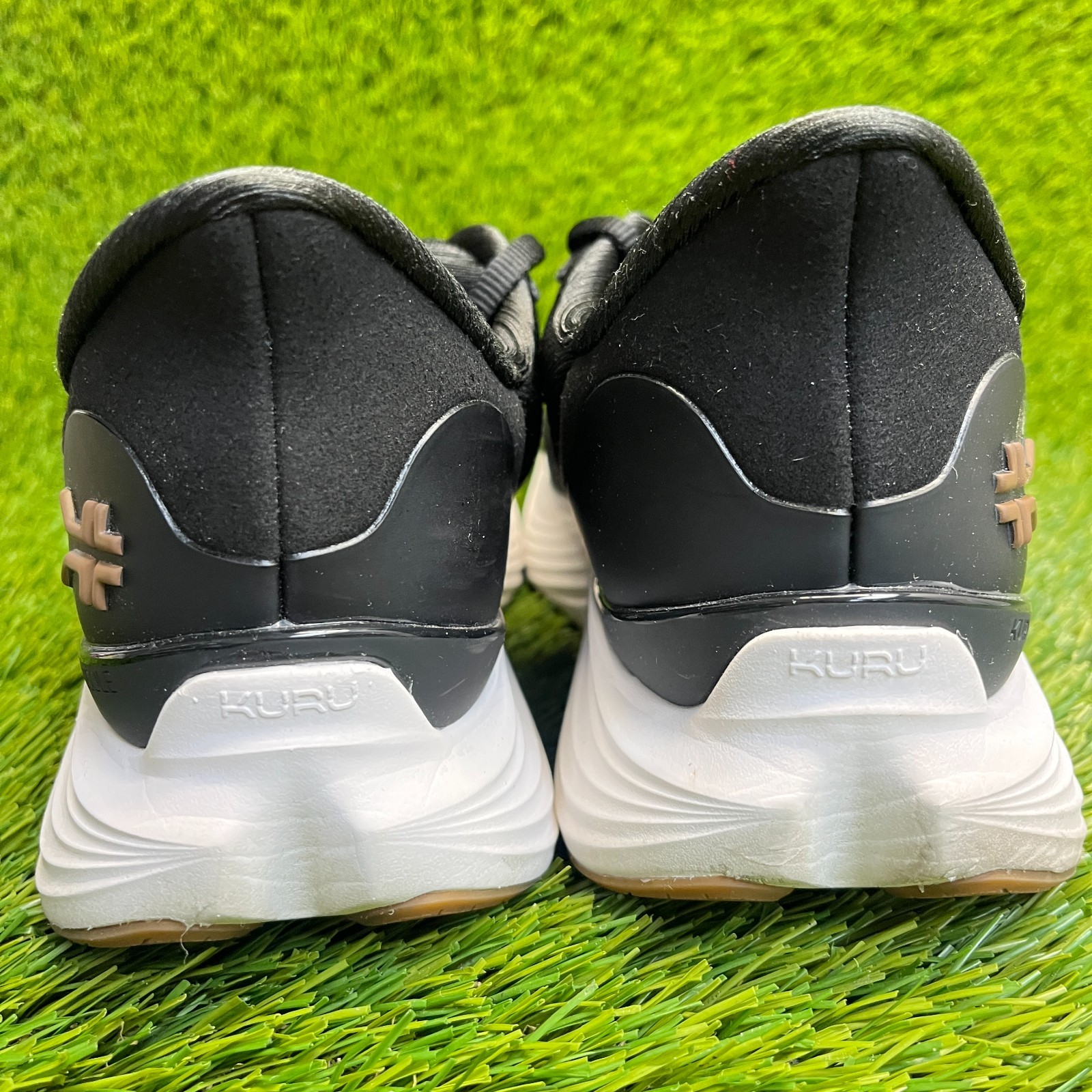 Kuru Atom 2 Womens Size 9 Black White Athletic Running Walking Shoes Sneakers