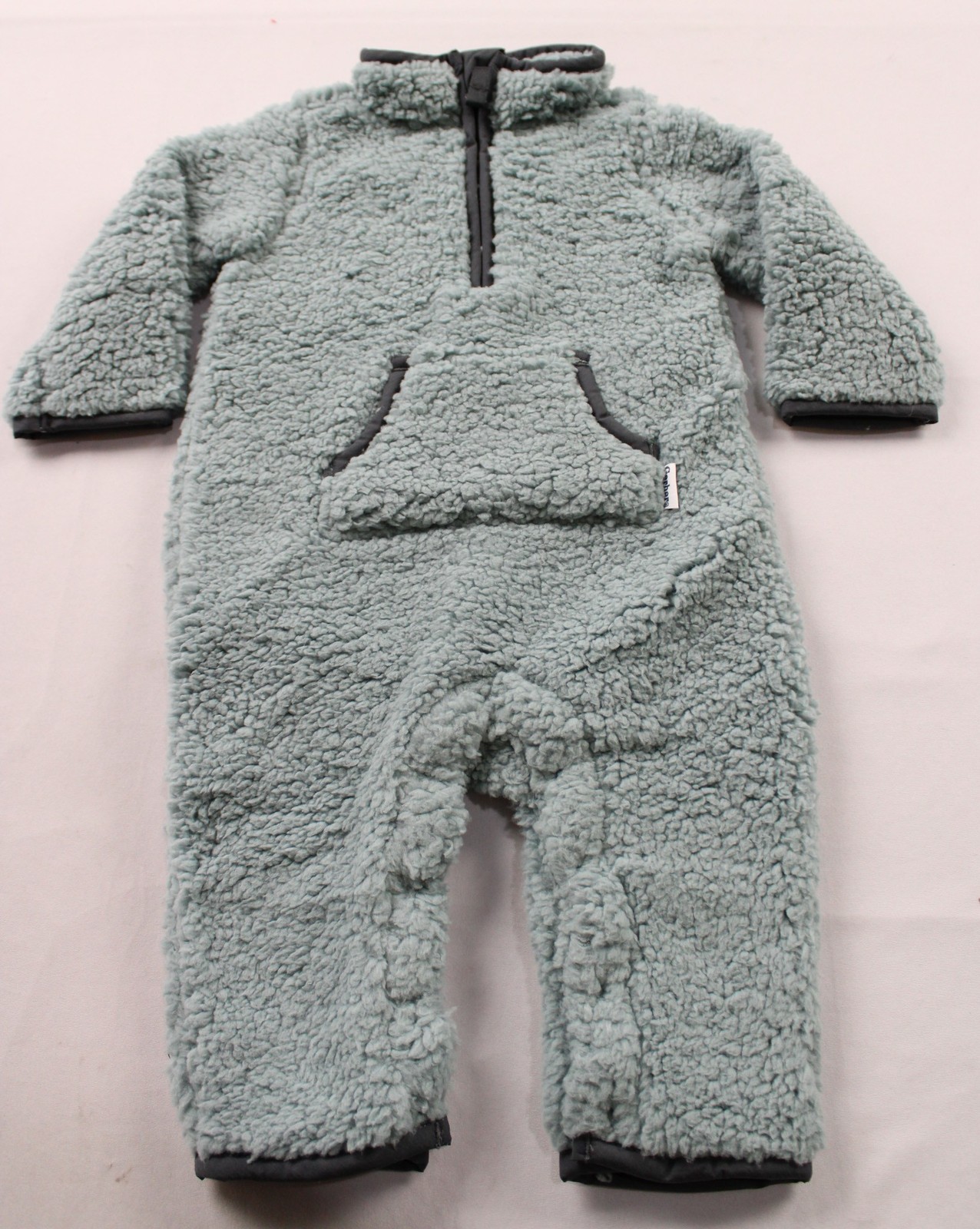 Gerber Gender Neutral Baby Fleece Half Zipper Romper AP2 Blue Size: 6-9M