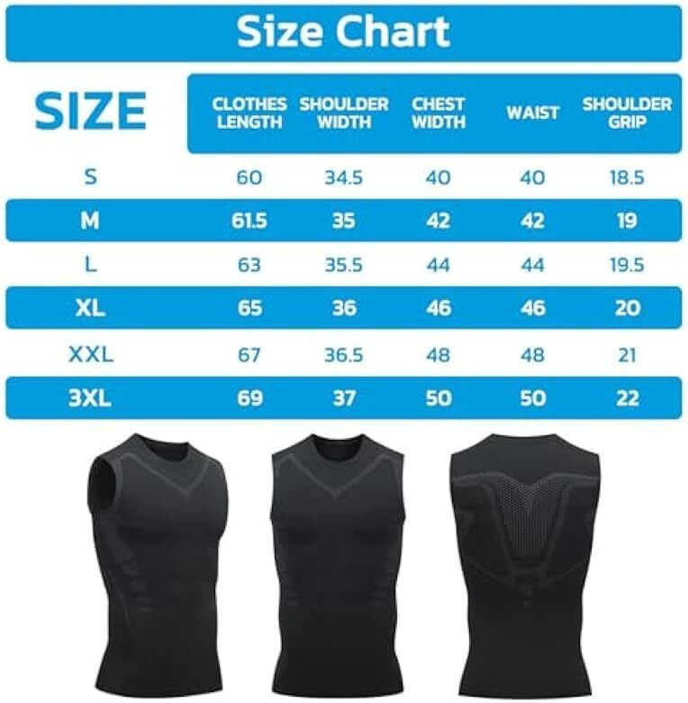 Evolv-Off Compression Shirt, V-Boost 2025 New Version Ionic Shaping Sleeveless
