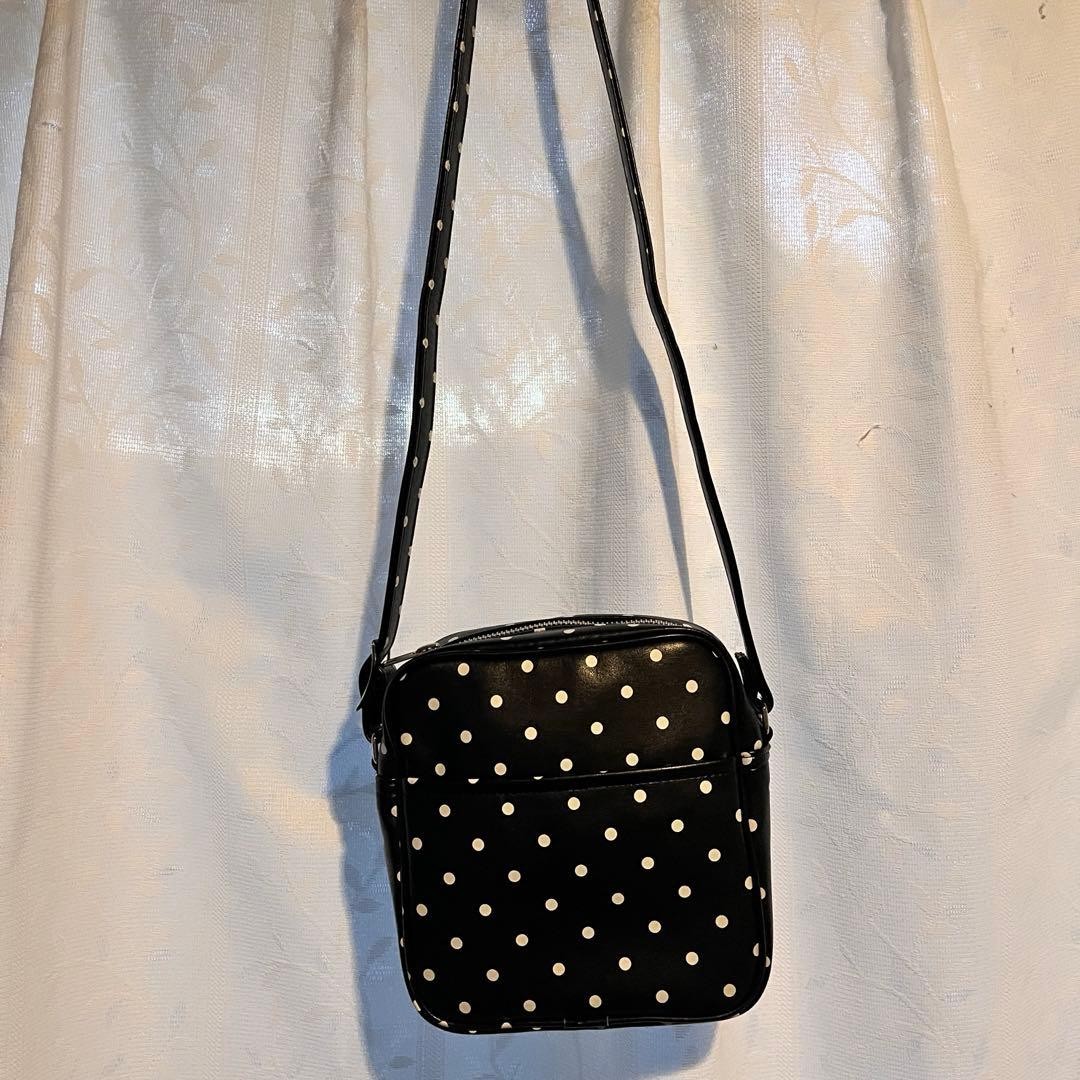 Comme des Garcons GIRL Polka Dot Black Crossbody Shoulder Bag – Near Mint