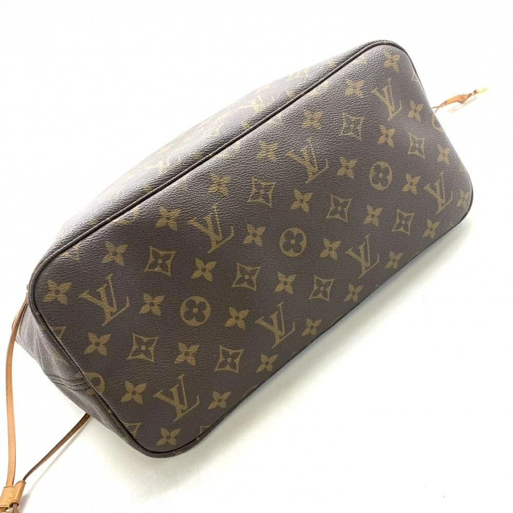 Louis Vuitton Neverfull MM Monogram Canvas Brown Shoulder Tote Bag M40156