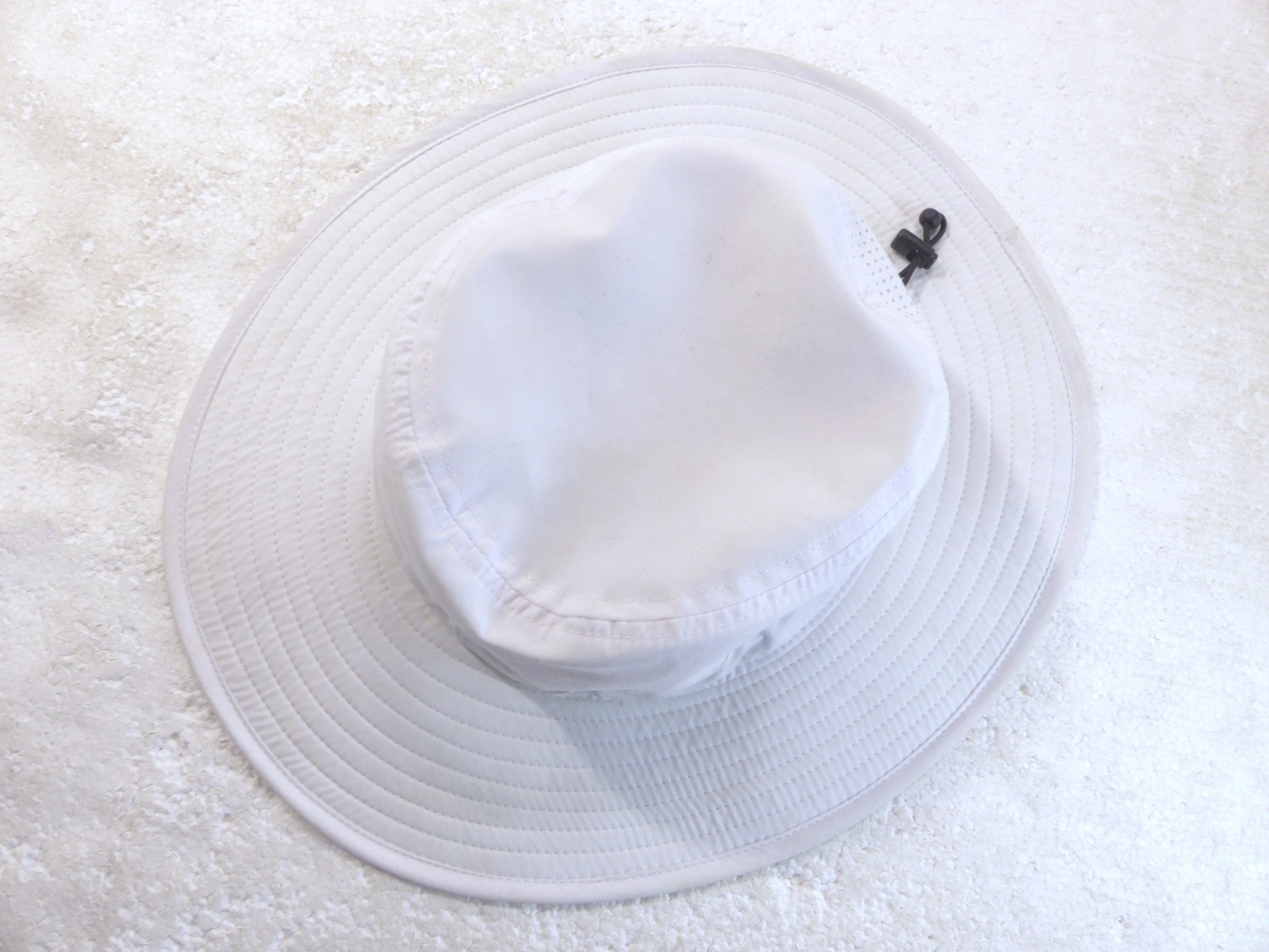 Adult PING Golf Sensorcool Vented White Elastic Stretch Fit Boonie Sun Hat OSFM