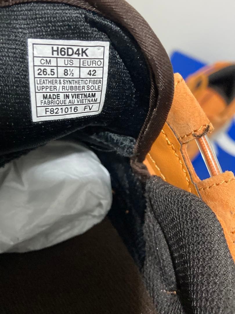 KITH Ronnie Fieg × Asics Gel-Mai Militia H6D4K ORANGE 26.5cm US8.5