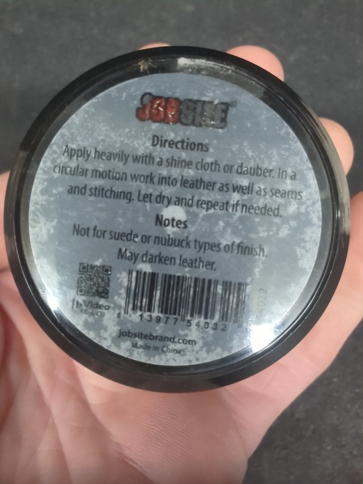 JobSite Mink Oil Paste