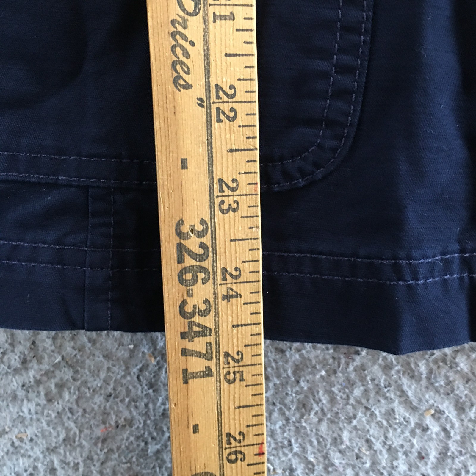 Talbots Safari Utility Jacket Womens XS Long Sleeve Full Zip Collared Denim Blue