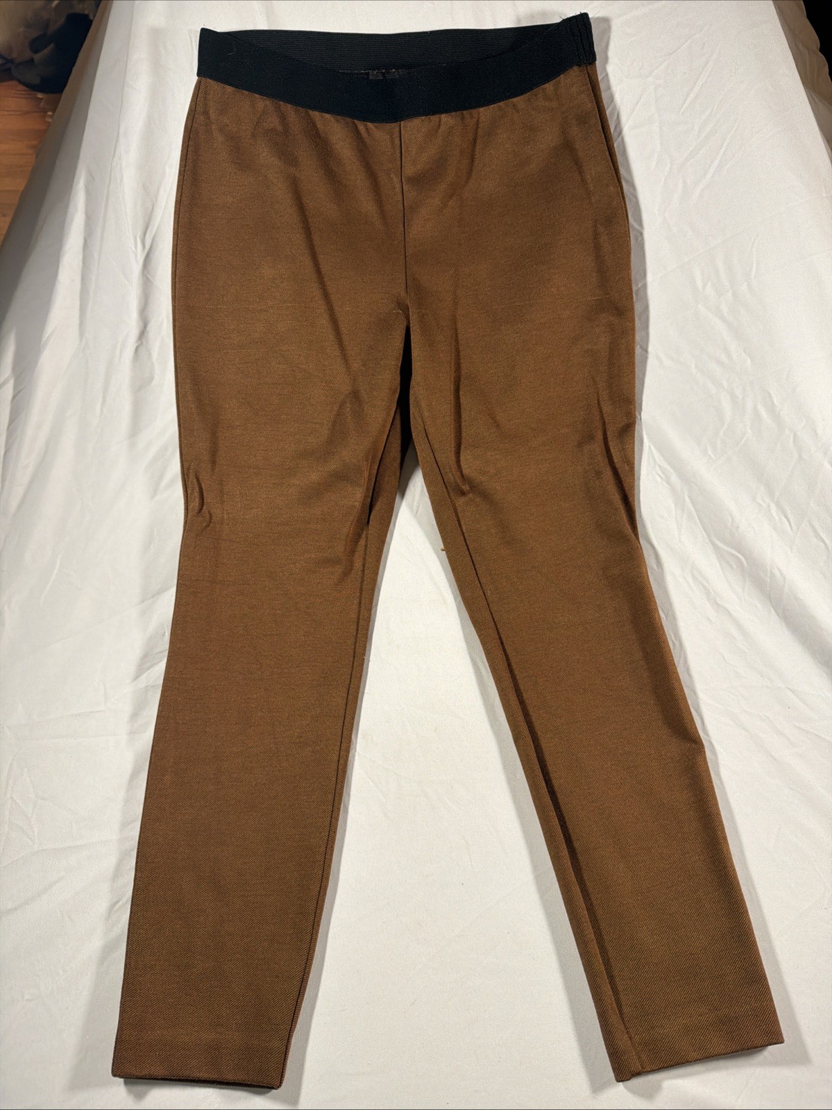 Talbots Suede Leggings or pull-on pants, in a brown color, Women’s Size 8p