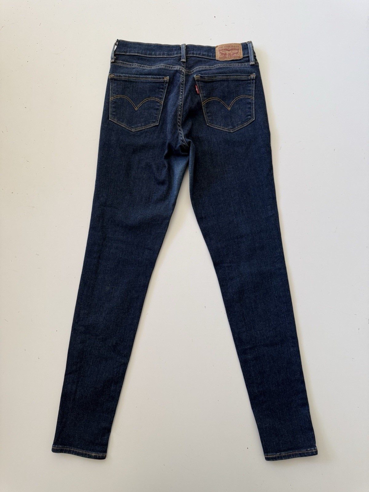 Levis Strauss 710 Super Skinny Jeans Blue Stretch Women’s 27×27 Good Condition👖