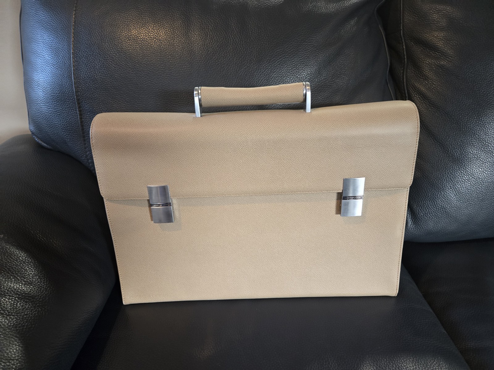 Porsche Design French Classic 3.0 Briefcase BEIGE NWT RARE P’2000