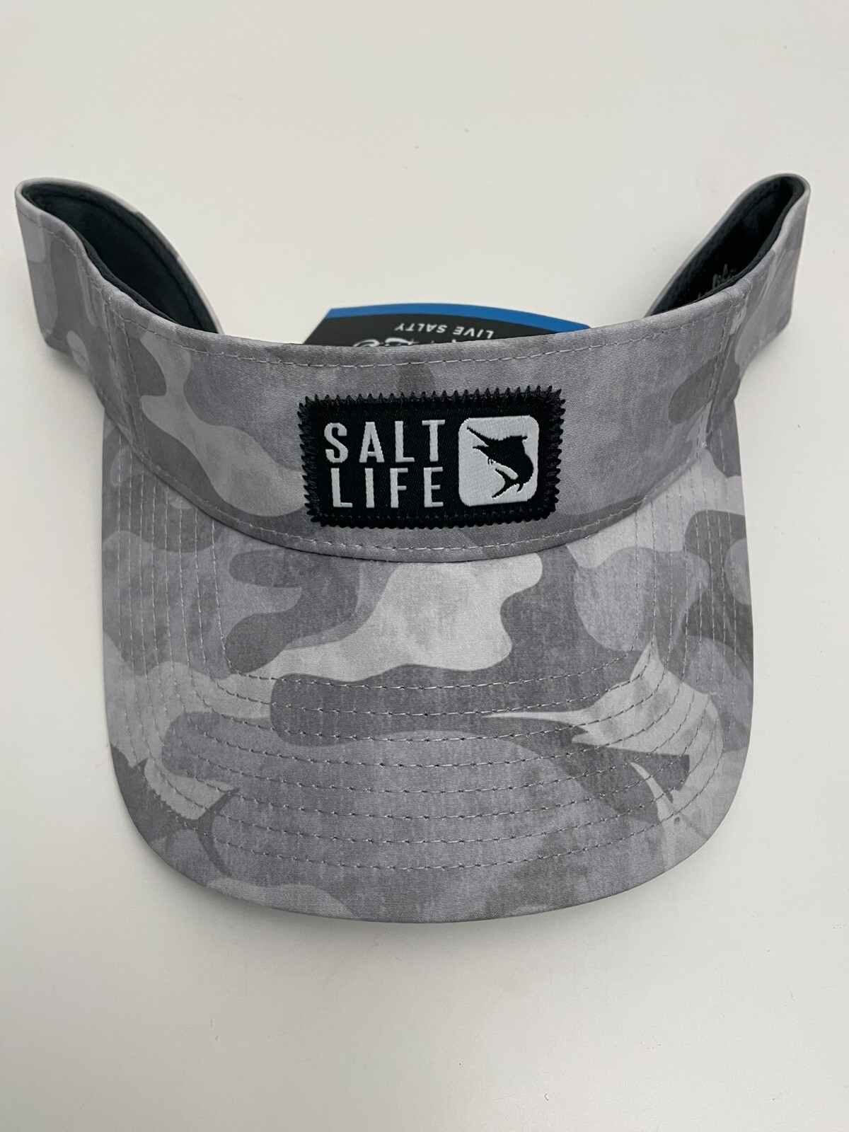 524- NWT SALT LIFE Hat Cap Visor Fishing Sportsman Golf NEW Fish/Dive/Surf Camo