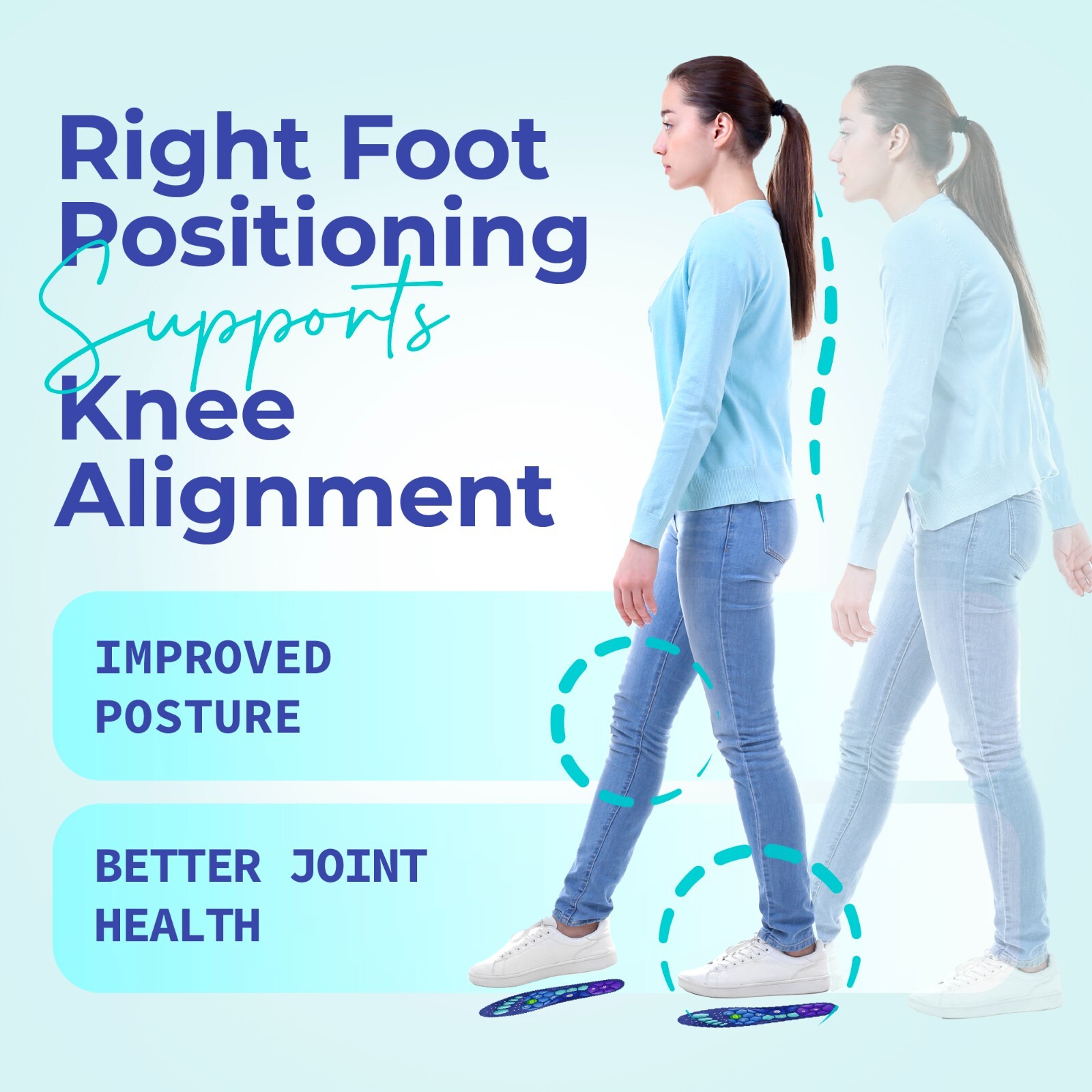 AKUSOLI® | Magnetic Acupressure Massage Shoe Insoles for Pain, Plantar Fasciitis